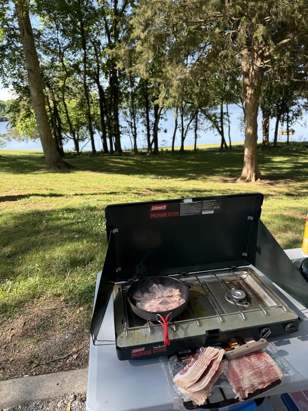 ALOCS Camping Cookware Set Camping Gear Compact Camping Pots and Pans Set | Durable Hard Alumina Camping Cooking Set for Outdoor Backpacking Camping Hiking Picnic, Included Mesh Carry Bag customer photo 1