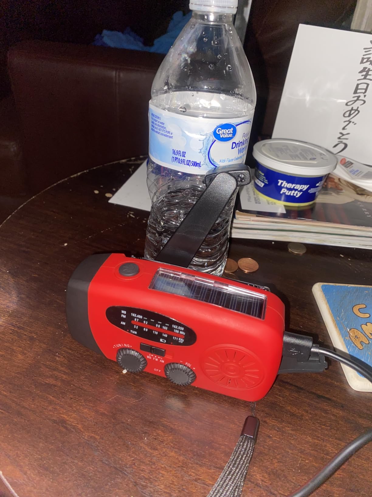 Emergency Radio with Flashlight & Reading Lamp, NOAA/AM/FM Weather Radio | Hand Cranked, Solar Powered, 4000mAh (7400mWh) Emergency Charger, SOS Alarm, Emergency Light, for Power Outage, Emergencies customer photo 2
