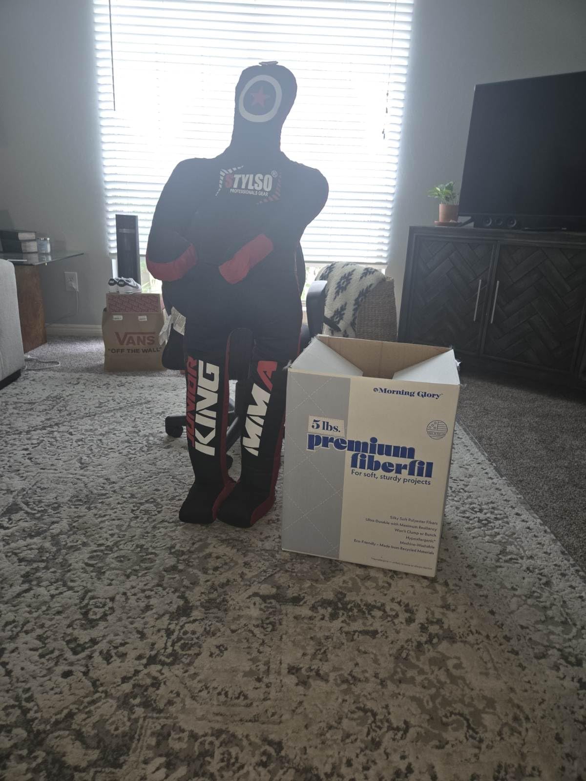 Unfilled Wrestling Dummy for Kids - Youth Grappling Dummy BJJ, MMA, Jiu Jitsu & Judo Training Partner - Durable Martial Arts Practice Buddy customer photo 1