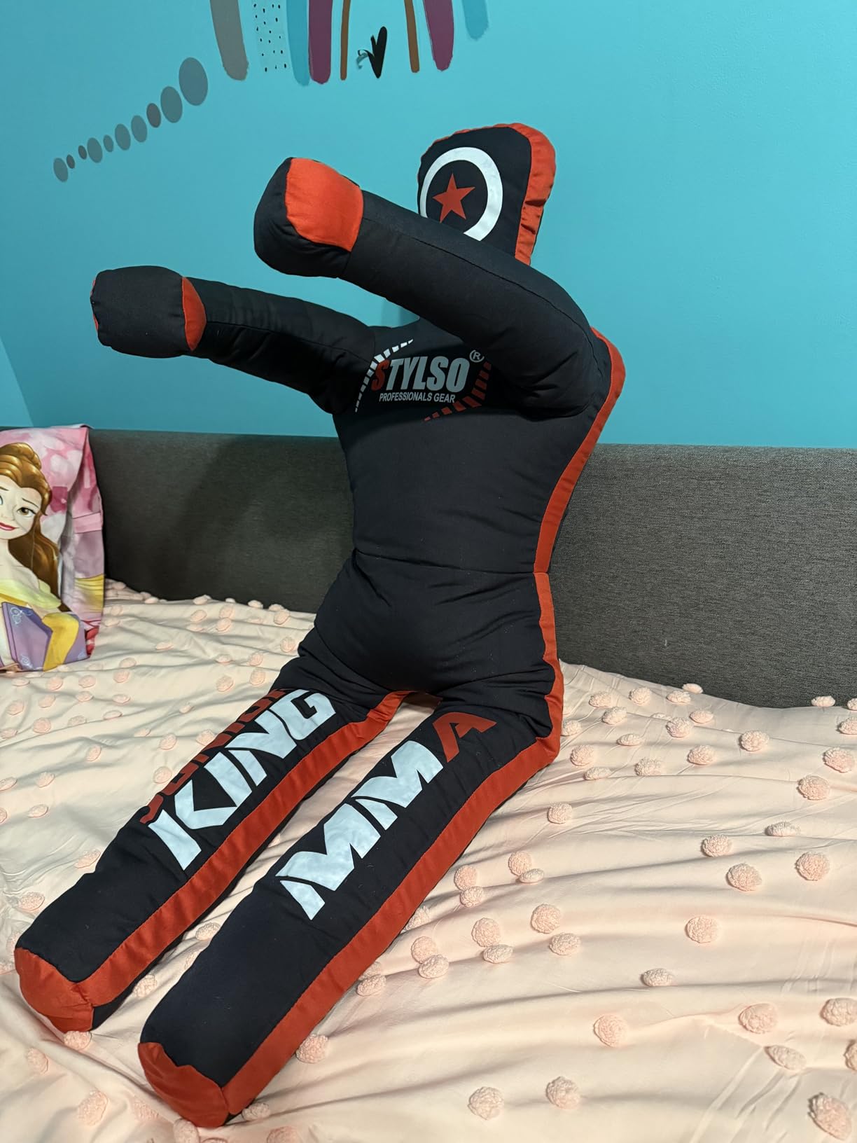 Unfilled Wrestling Dummy for Kids - Youth Grappling Dummy BJJ, MMA, Jiu Jitsu & Judo Training Partner - Durable Martial Arts Practice Buddy customer photo 2