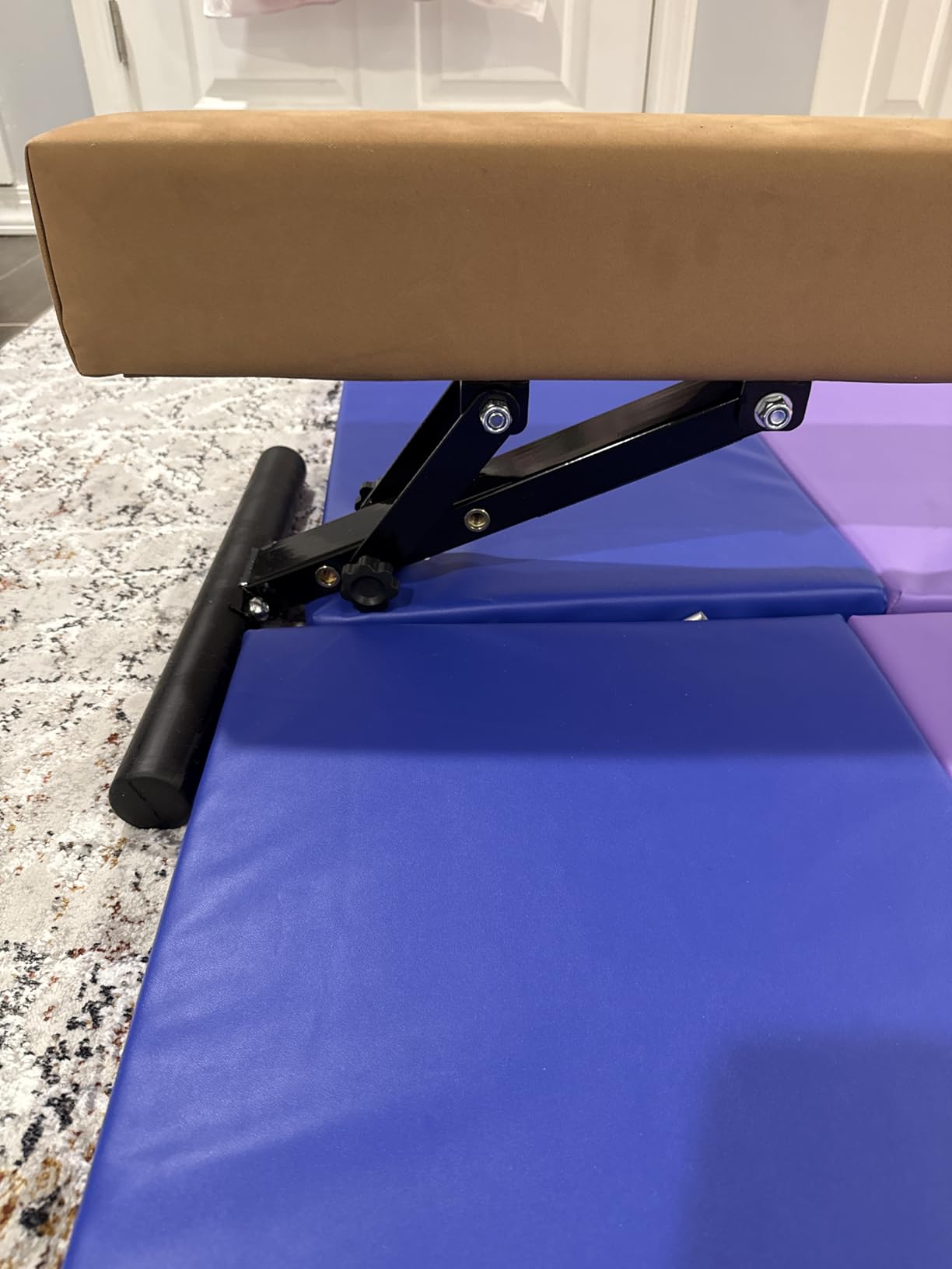 Marfual Adjustable Gymnastic Balance Beam for Kids of All Gymnastic Levels | 8 Ft Beam, Adjustable Height,Gymnastic Training Beam For Teenager, Gymnastic Equipment For Athlete Home And Gym Club Use customer photo 2