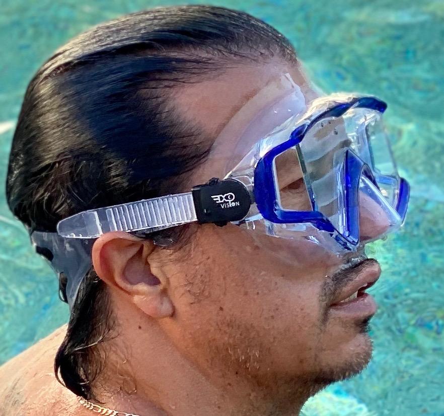 Adult Pano 3 Scuba Diving Mask, Tempered Glass Snorkel Mask Anti-Fog Swim Mask No Leakage Swim Goggles with Nose Cover Snorkeling Gear for Snorkeling, Freediving, Swimming customer photo 1
