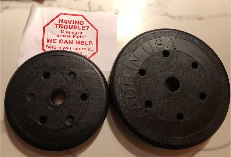 US Weight Barbell Set for home gym workout - Made in USA, Essential Home Gym Equipment for Strength Training customer photo 1