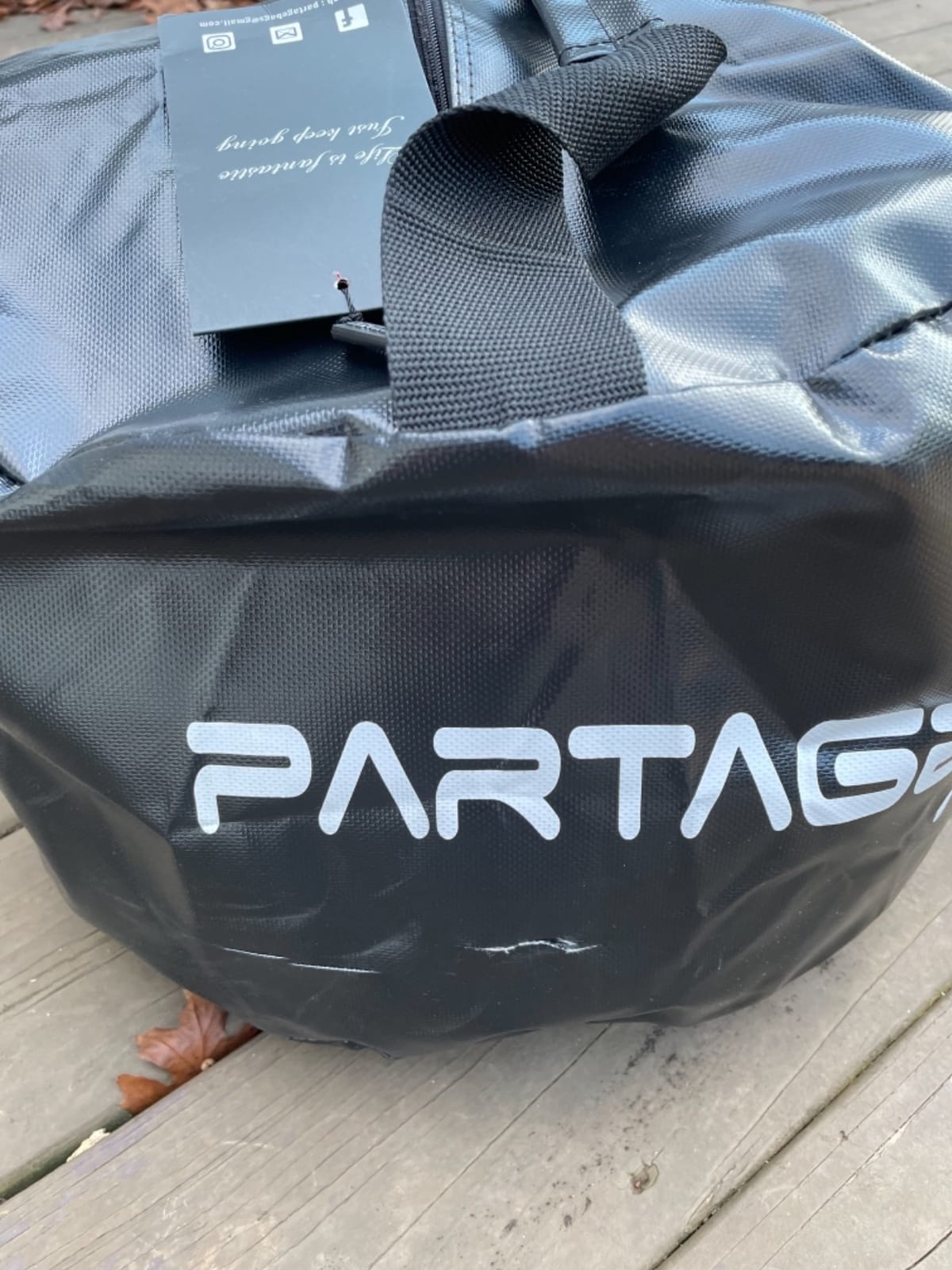 Partage Golf Impact Bag, Smash Bag for Golf Swing Training, Waterproof - Heavy-duty PVC with target design for instant clubhead feedback customer photo 2