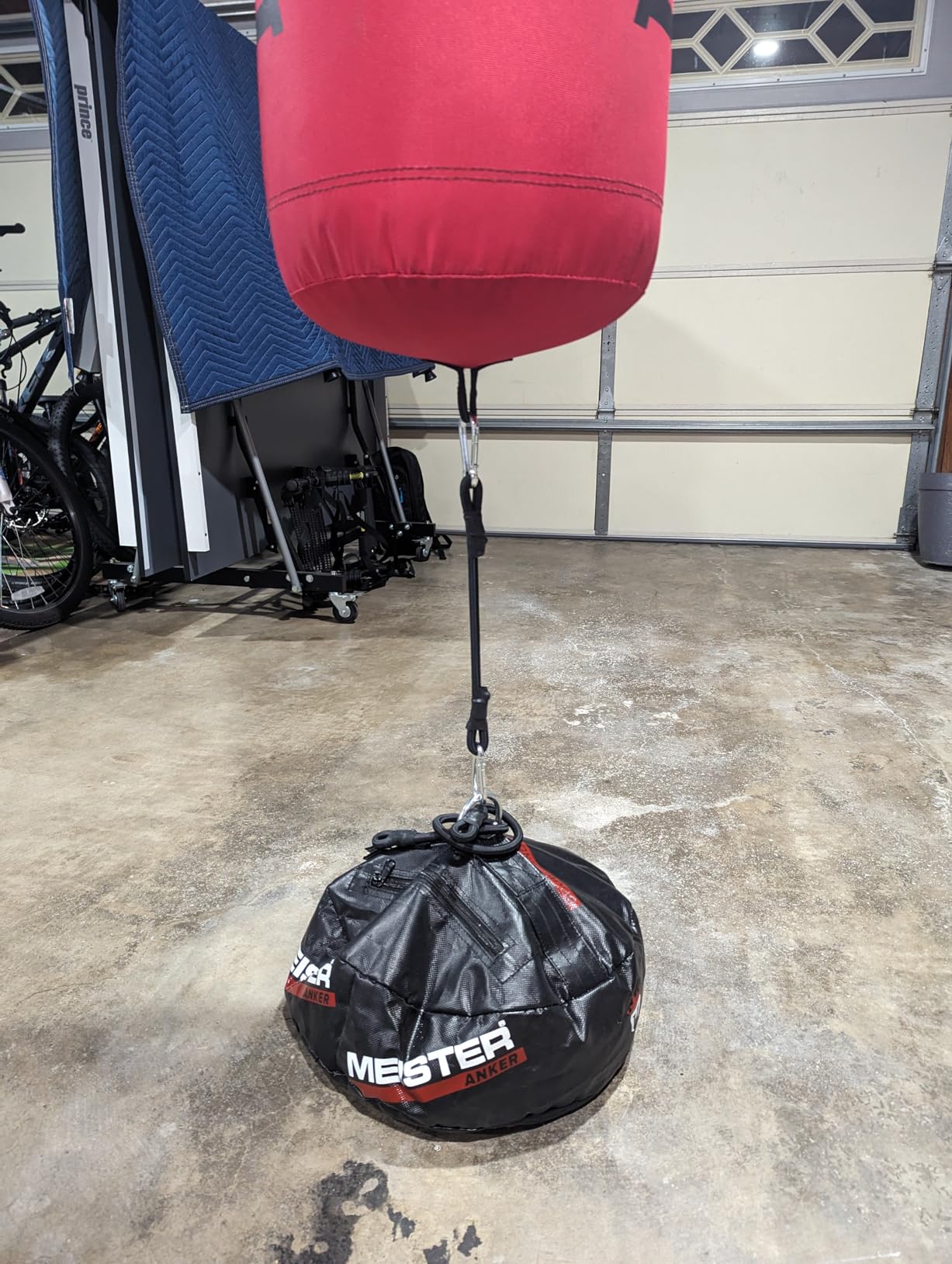 Meister Anker Double-End Boxing Heavy Bag Floor Anchor customer photo 1