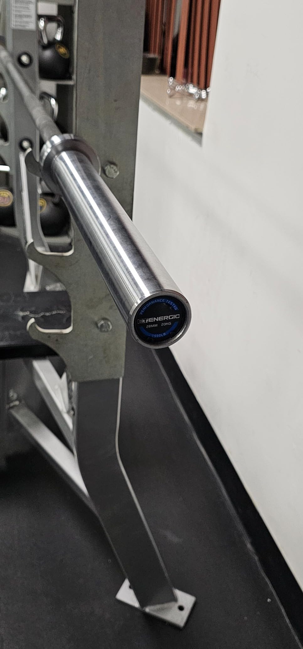7FT Alloy Steel Olympic Barbell, 1500LB 45LB | 28mm knurled grip bar with needle bearings, chrome finish, 2-inch plate fit, and 1500LB capacity for heavy lifts customer photo 2