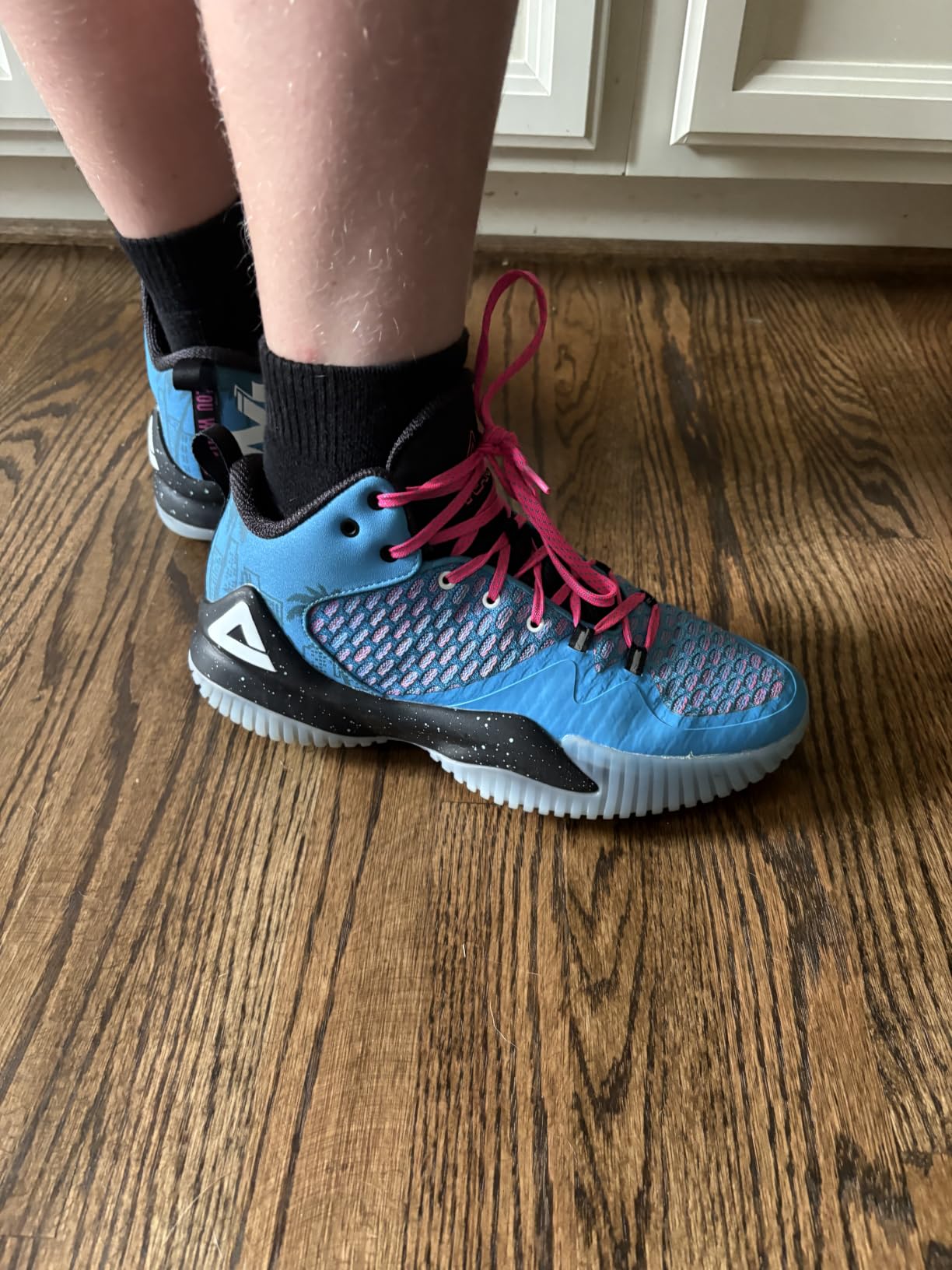 PEAK High Top Mens Basketball Shoes Lou Williams Streetball Master Breathable Outdoor Sneakers customer photo 1