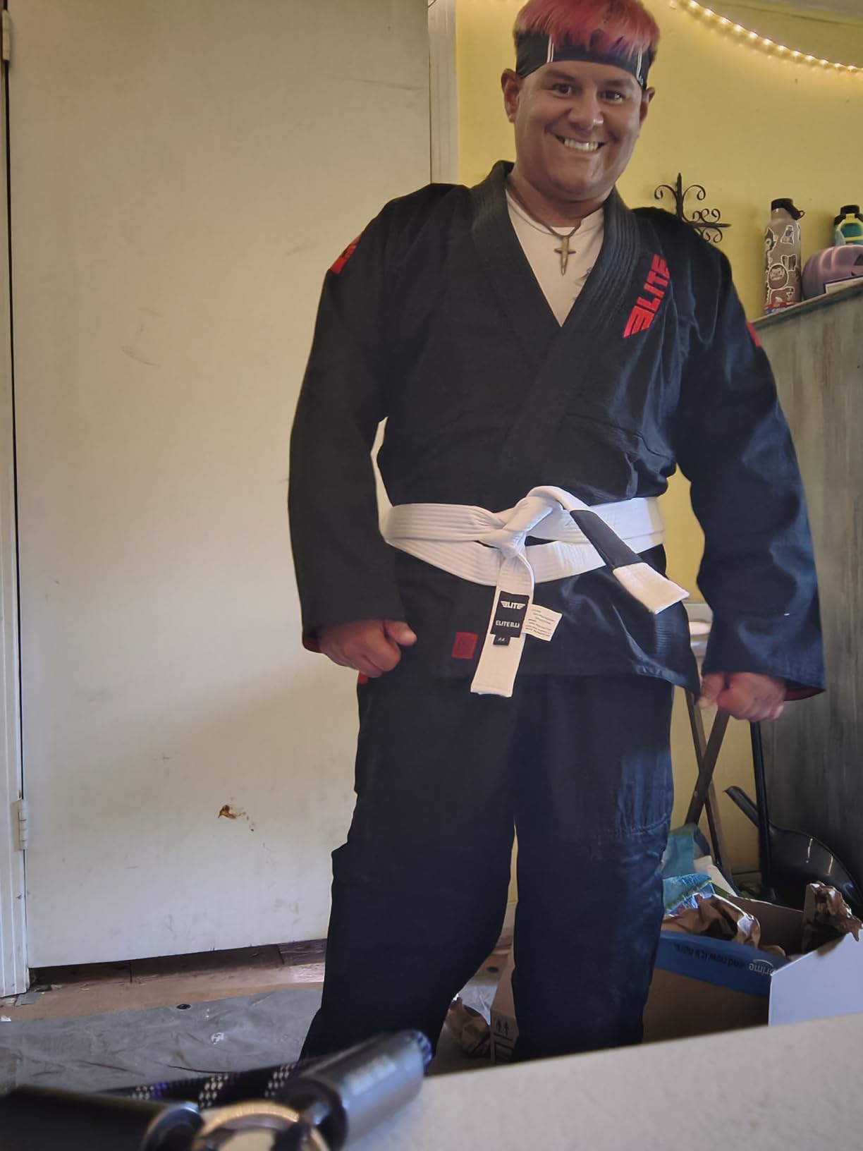Elite Sports BJJ GI for Men IBJJF Kimono BJJ Jiujitsu GIS W/Preshrunk Fabric & Free Belt (See Special Sizing Guide) customer photo 1