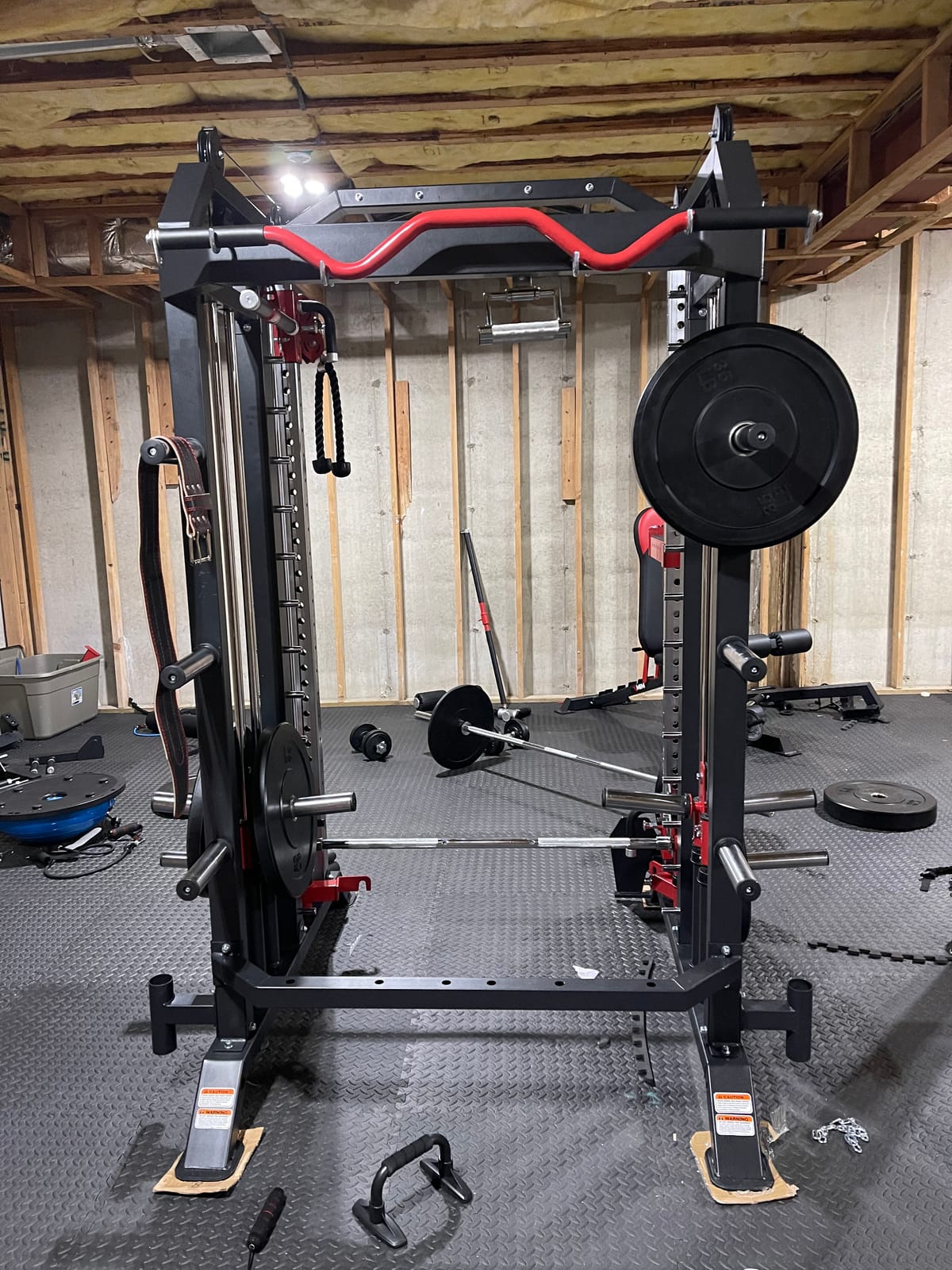 MiM USA Hercules EX Commercial All in One Gym Machine 400 lb Weight Stack Adj Bench Leg Press Jammer Arms Leg Extension Arm Curl LAT Seat 24 Attachments customer photo 2