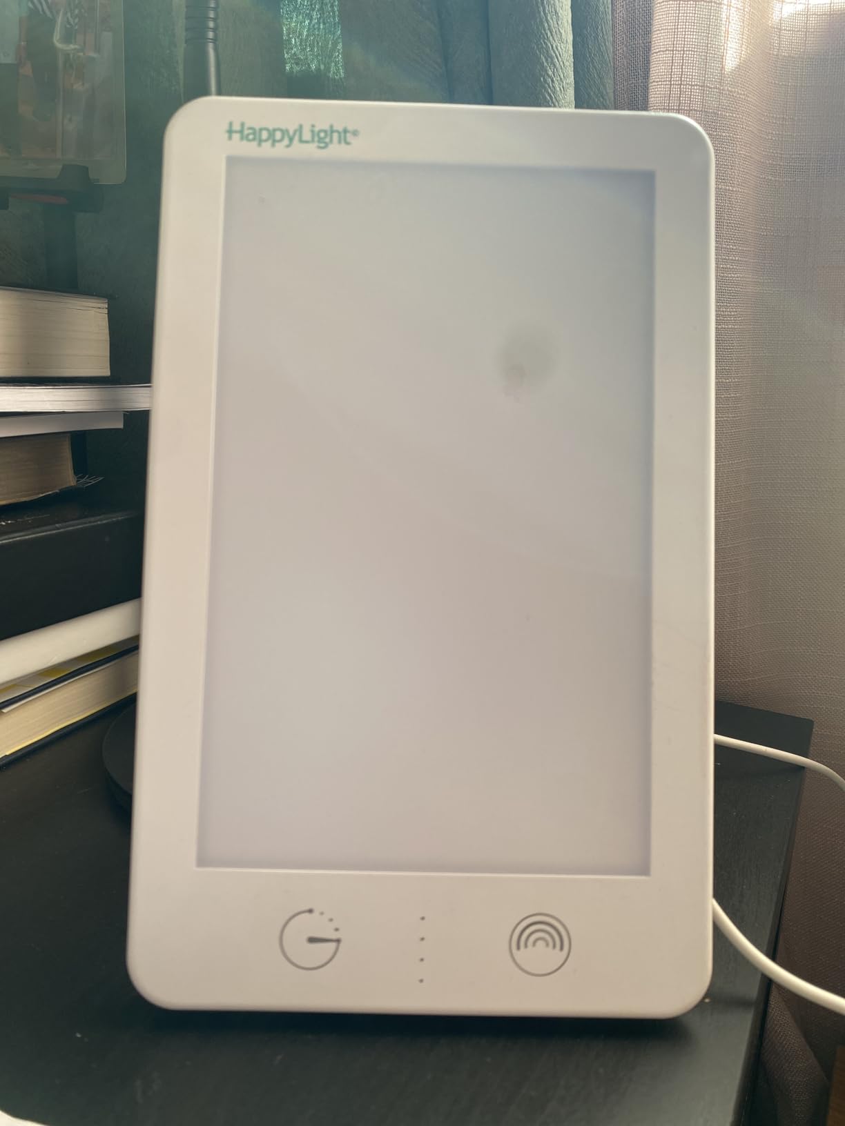 Verilux HappyLight Lumi Plus - Light Therapy Lamp with 10,000 Lux, UV-Free, LED Bright White Light with Adjustable Brightness, Countdown Timer, & Detachable Stand - Boost Mood, Sleep, and Focus customer photo 2