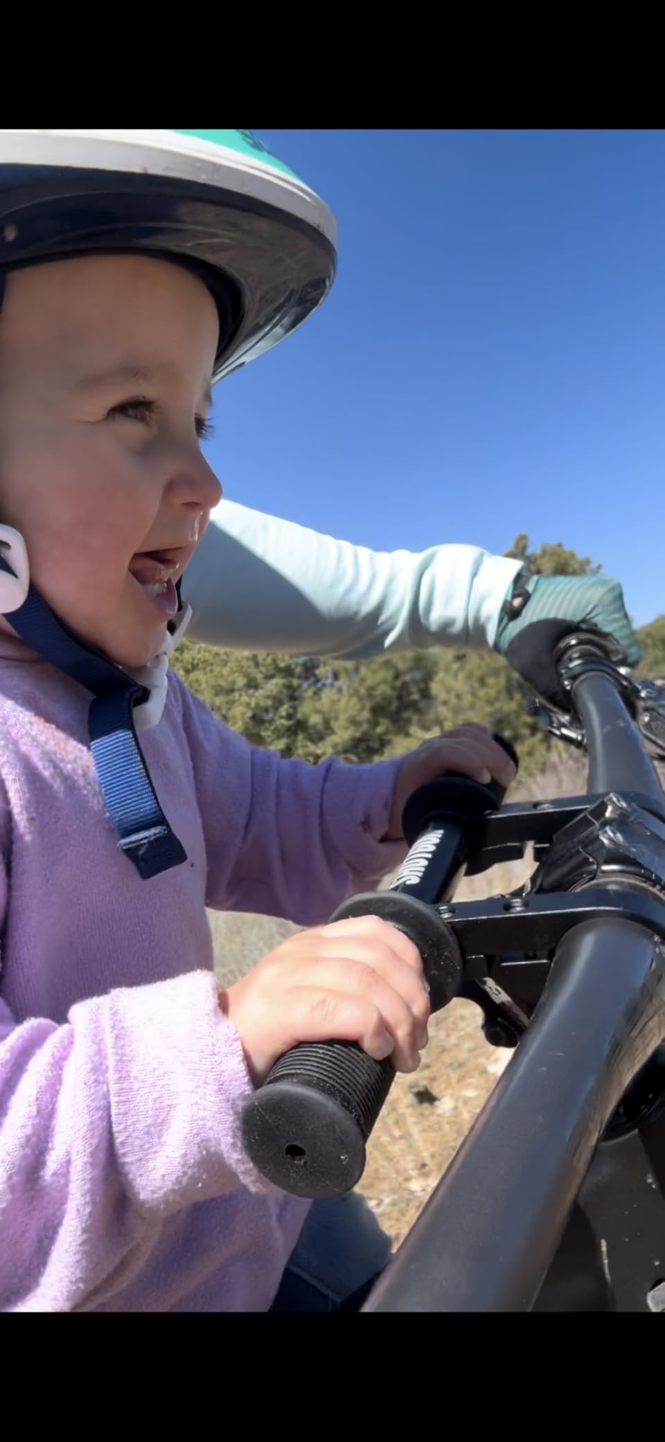 Kids Ride Shotgun - Child Bike Seat & Handlebar Combos - Front Mounted, for Children Aged 2~5 Years, Fits Most Adult Modern Mountain Bikes, Adjustable for Comfort customer photo 1