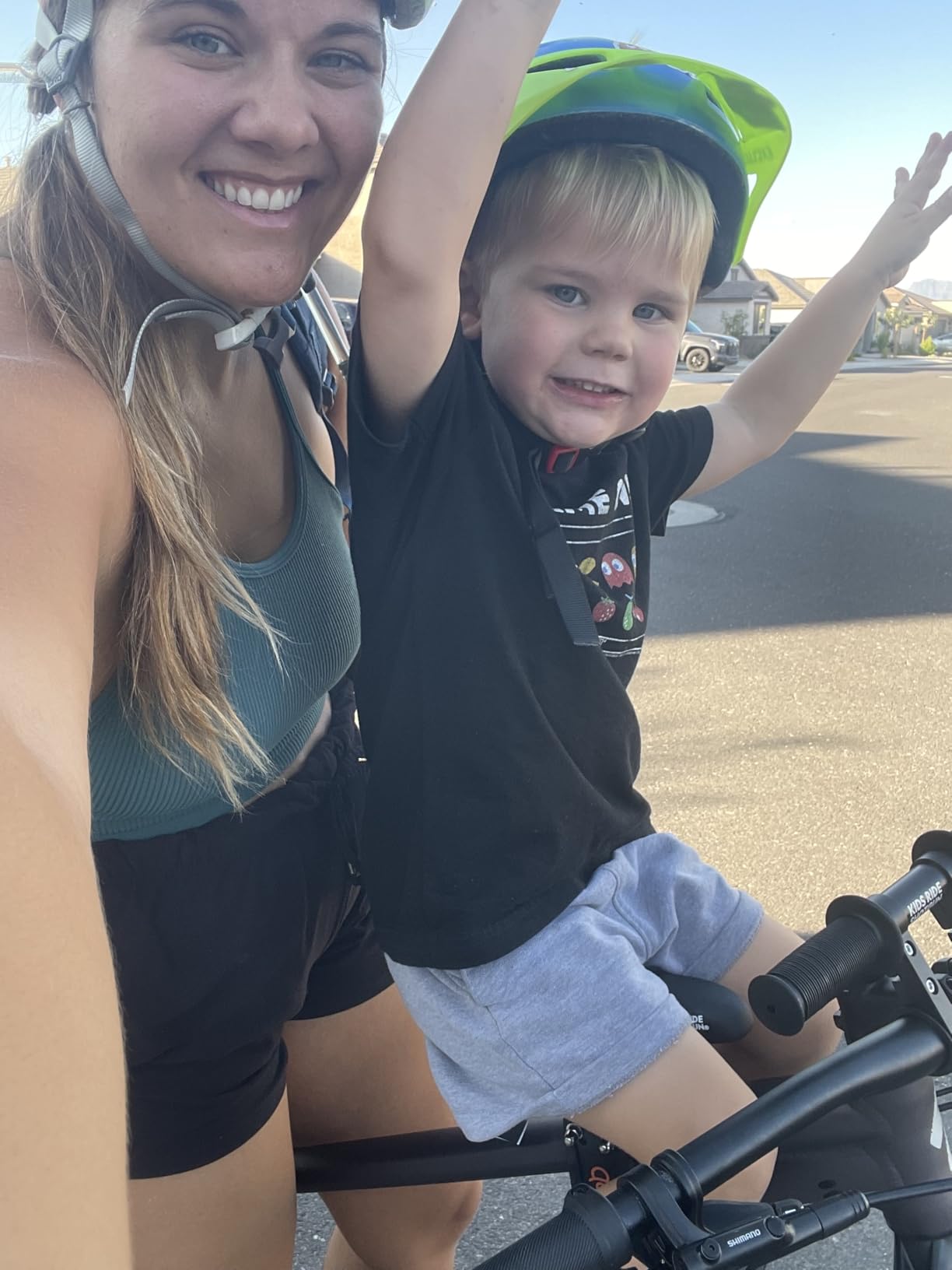 Kids Ride Shotgun - Child Bike Seat & Handlebar Combos - Front Mounted, for Children Aged 2~5 Years, Fits Most Adult Modern Mountain Bikes, Adjustable for Comfort customer photo 2