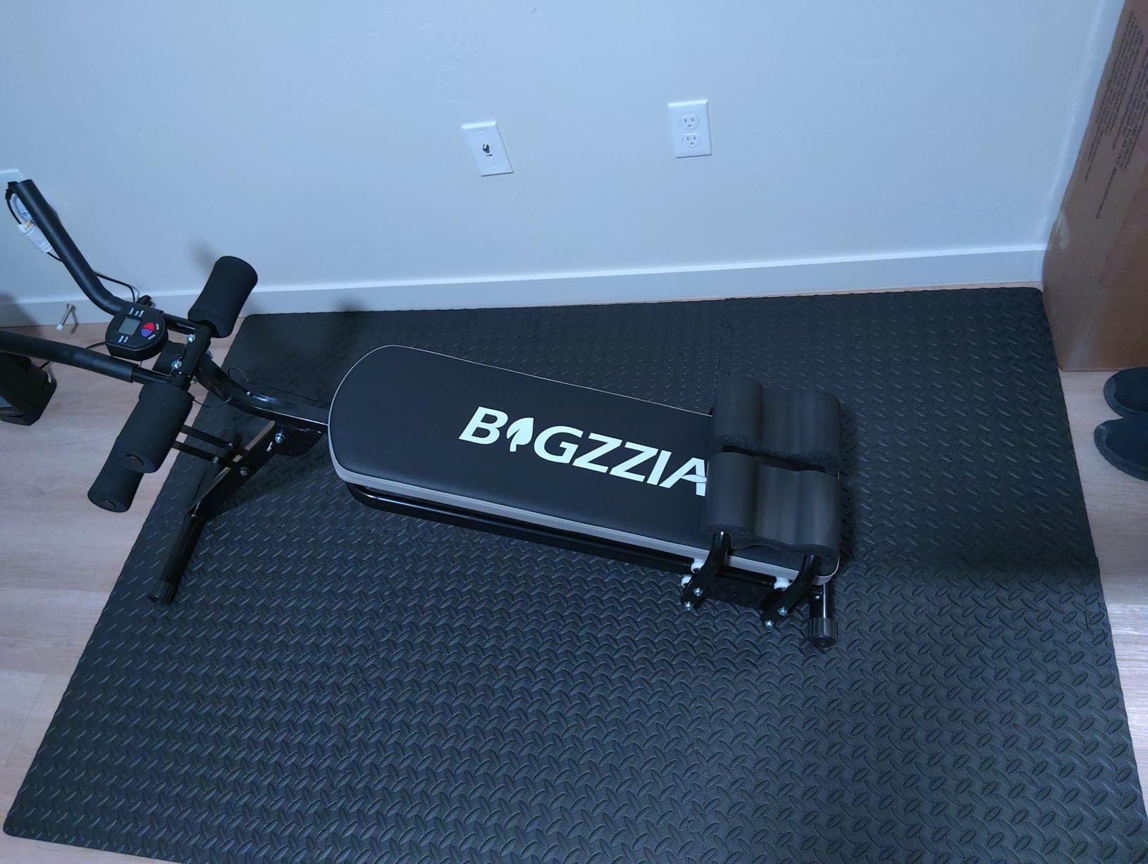 Bigzzia Ab Machine, 5-in-1 Adjustable Ab Workout Bench Core Abdomen Trainer for Stomach Workout, Crunch Machine Exercise Equipment for Home Gym - Sit UP, Push UP, Leg Press, Glider, Roman Chair, 330lbs Capacity customer photo 1
