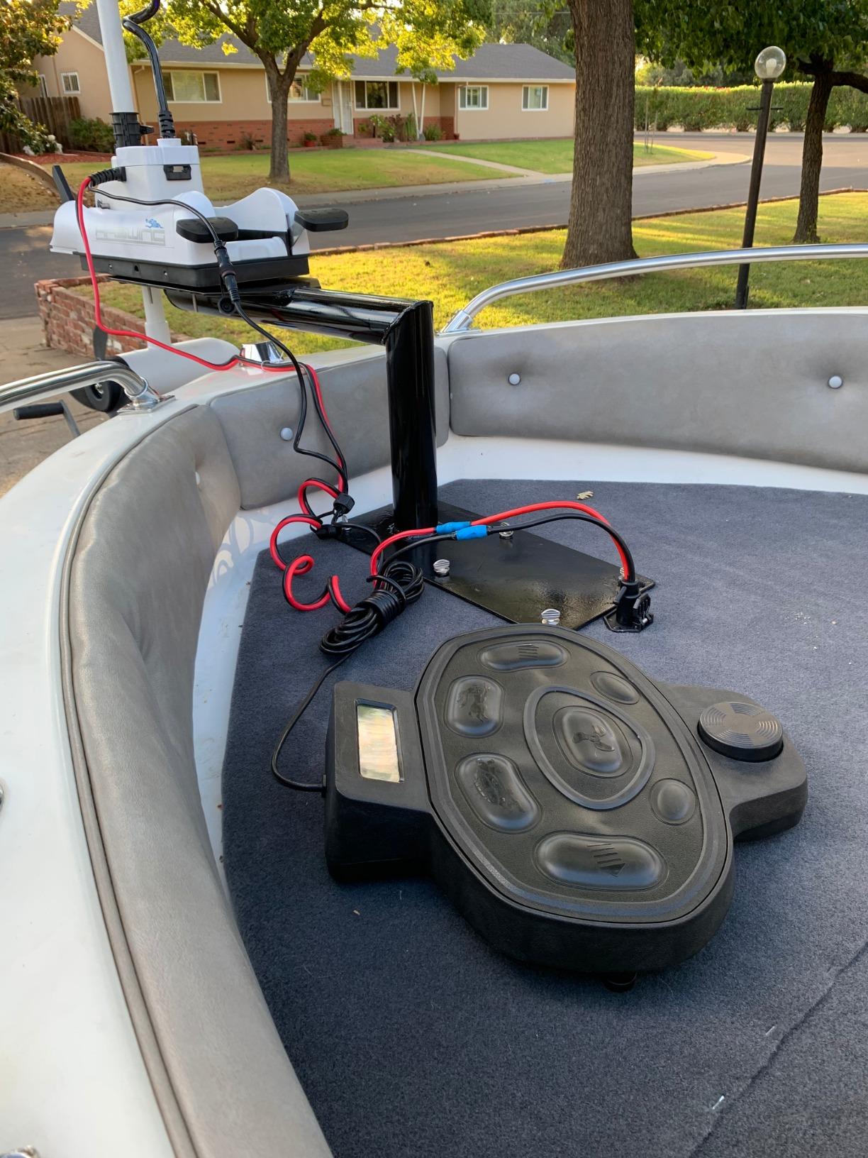 Haswing Bow Mount Trolling Motor 55lbs 48in - Remote & Foot, Quick Release | Fresh & Saltwater Ready, Wireless Foot-33ft, Remote-164ft customer photo 2