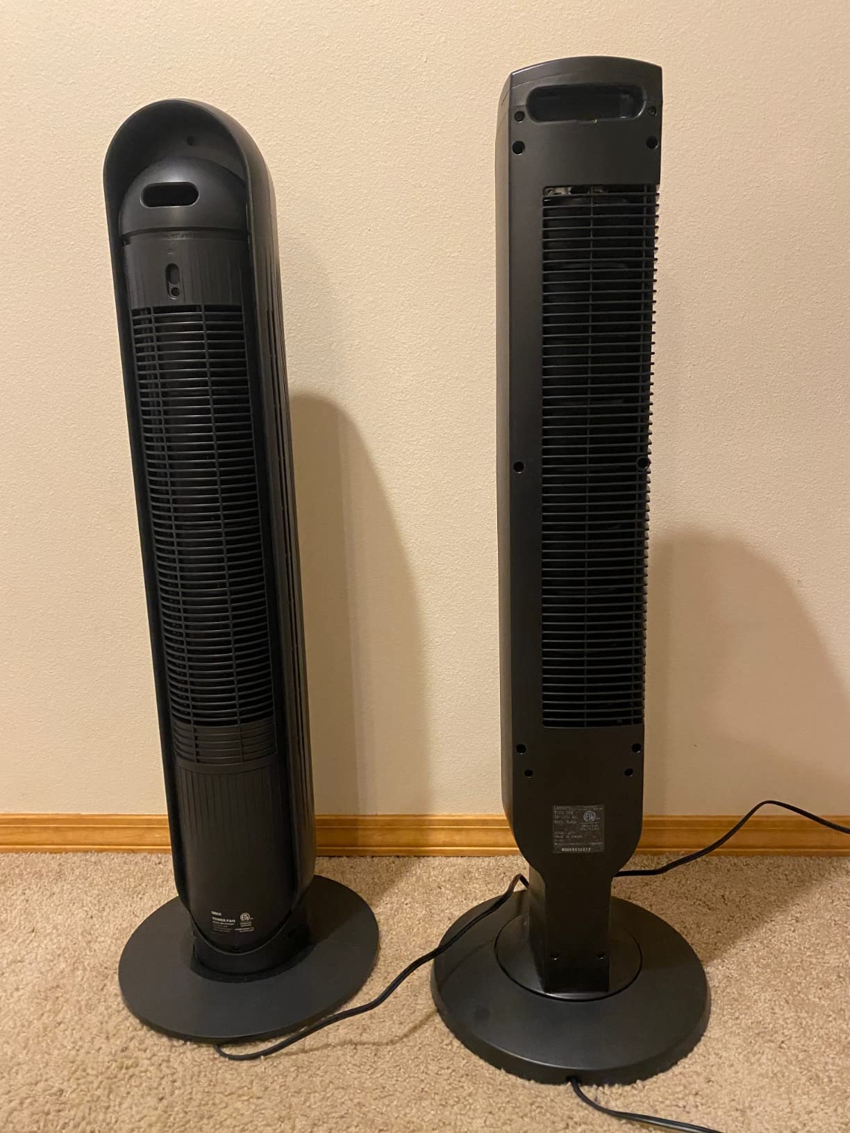 DREO Tower Fan for Bedroom, 28ft/s High Velocity, 9 Speeds, DC Motor | 2026 Upgraded Ultra-Quiet Fan,4 Modes, 12H Timer, 90° Oscillating Cooling Standing Fan for Indoor Home Office Room, 42 inch customer photo 1
