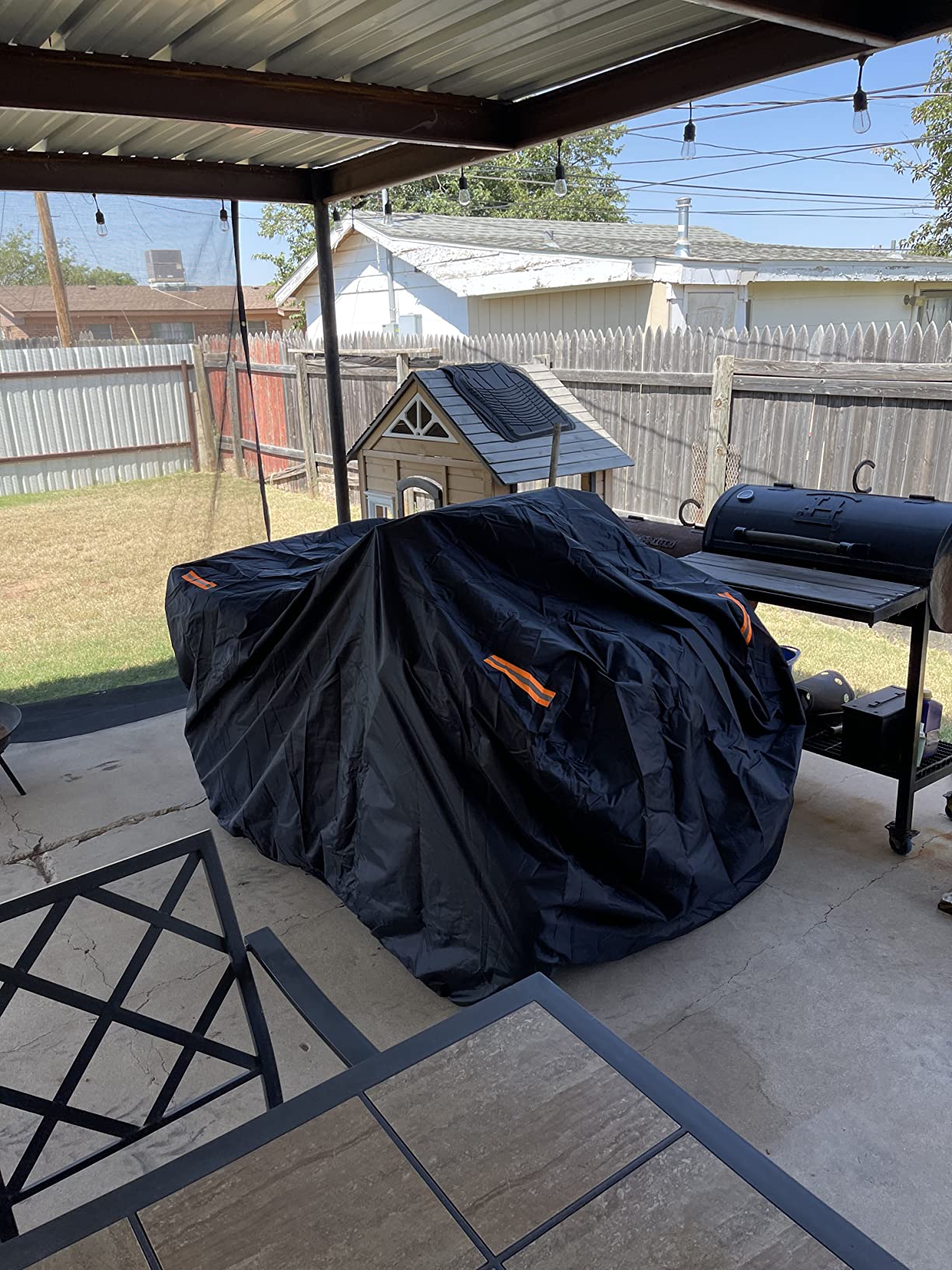 KEMIMOTO 300D ATV Cover, Universal Waterproof Four Wheeler Cover | Compatible with Polaris Sportsman 450 570 Sportsman Fourtrax Can-Am Kawasaki Arctic Cat CFMOTO, 82.7'' X 51.2'' X 46.5'' customer photo 1