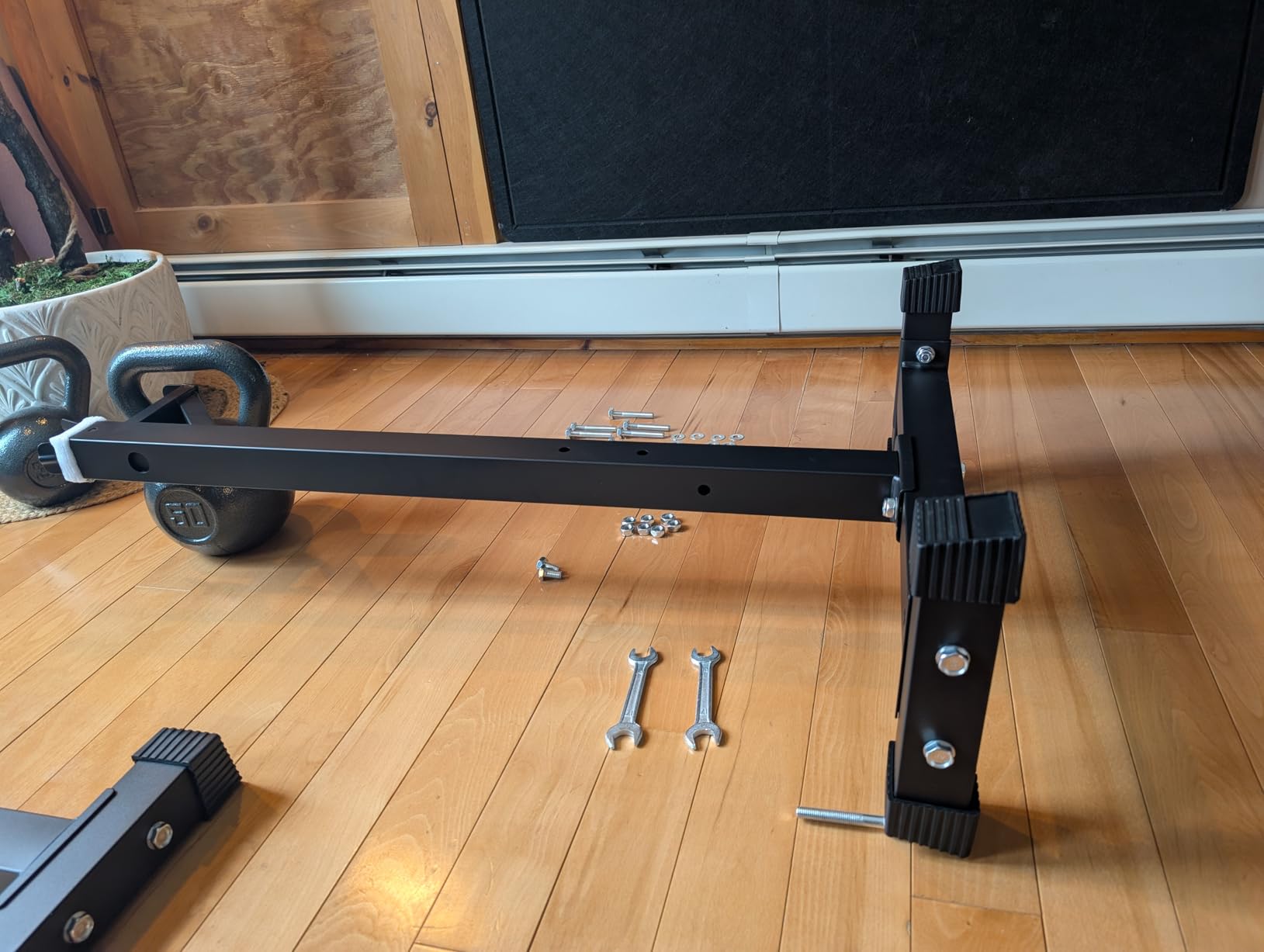 BangTong&Li Squat Rack Stand, Barbell Rack, Bench Press Rack Stand Home Gym Adjustable Weight Rack 550Lbs customer photo 1