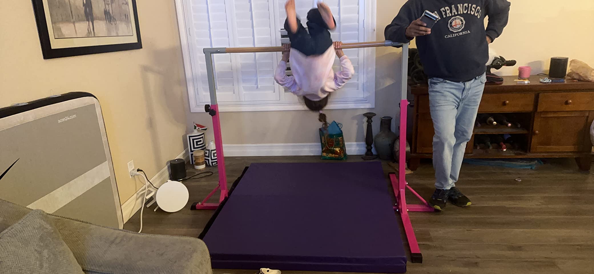 FC FUNCHEER Gymnastics Bar for Kids Ages 3-15, 35
