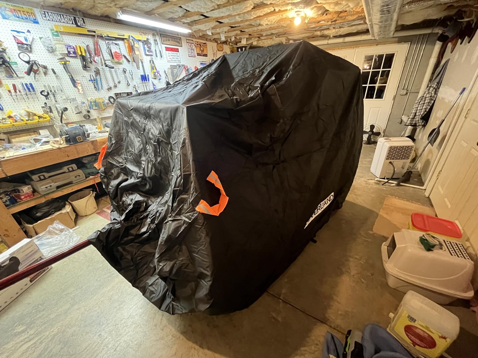 NEVERLAND UTV Cover Heavy Duty Ranger Cover Waterproof 4-6 Seater Side by Side Covers 4 Door All Weather Storage with Reflective Strip Compatible with Polaris RZR General Can-Am Yamaha SxS customer photo 1