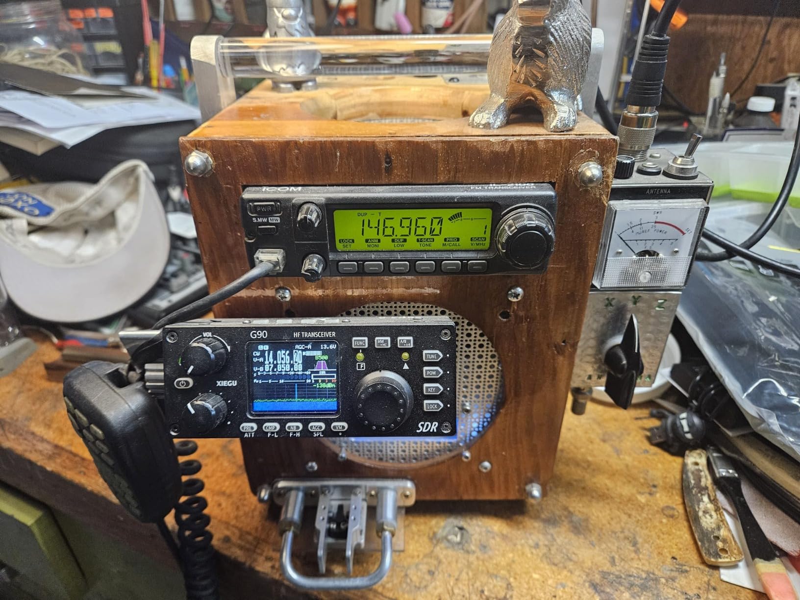 Xiegu G90 HF Radio Transceiver 20W SSB/CW/AM/FM SDR Structure with Built-in Auto Antenna Tuner customer photo 2
