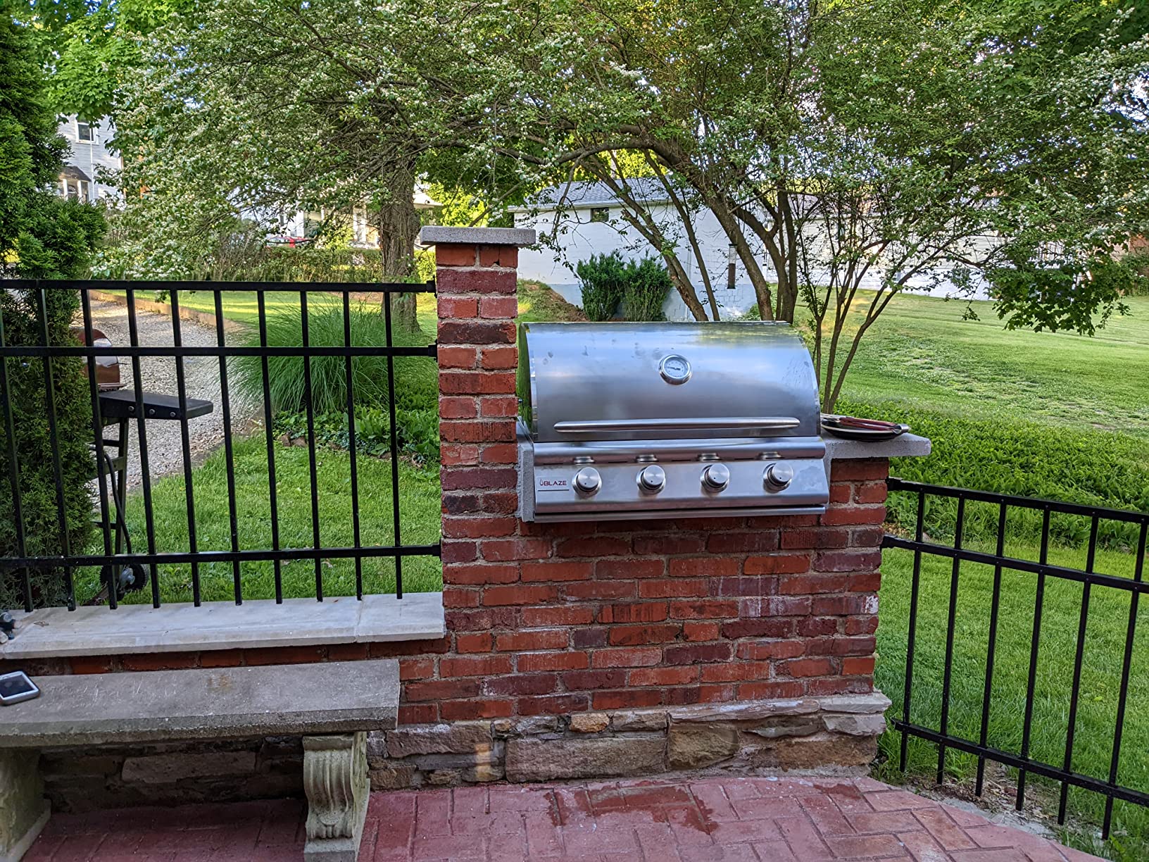 Blaze Outdoor Kitchen Grill | 25- inch Built-in Propane Gas Grill | 3 Burner Barbecue | Premium BBQ | Commercial Grade Grilling Experience | Best in Class Warranty | Prelude LBM BLZ-3LBM-LP customer photo 1