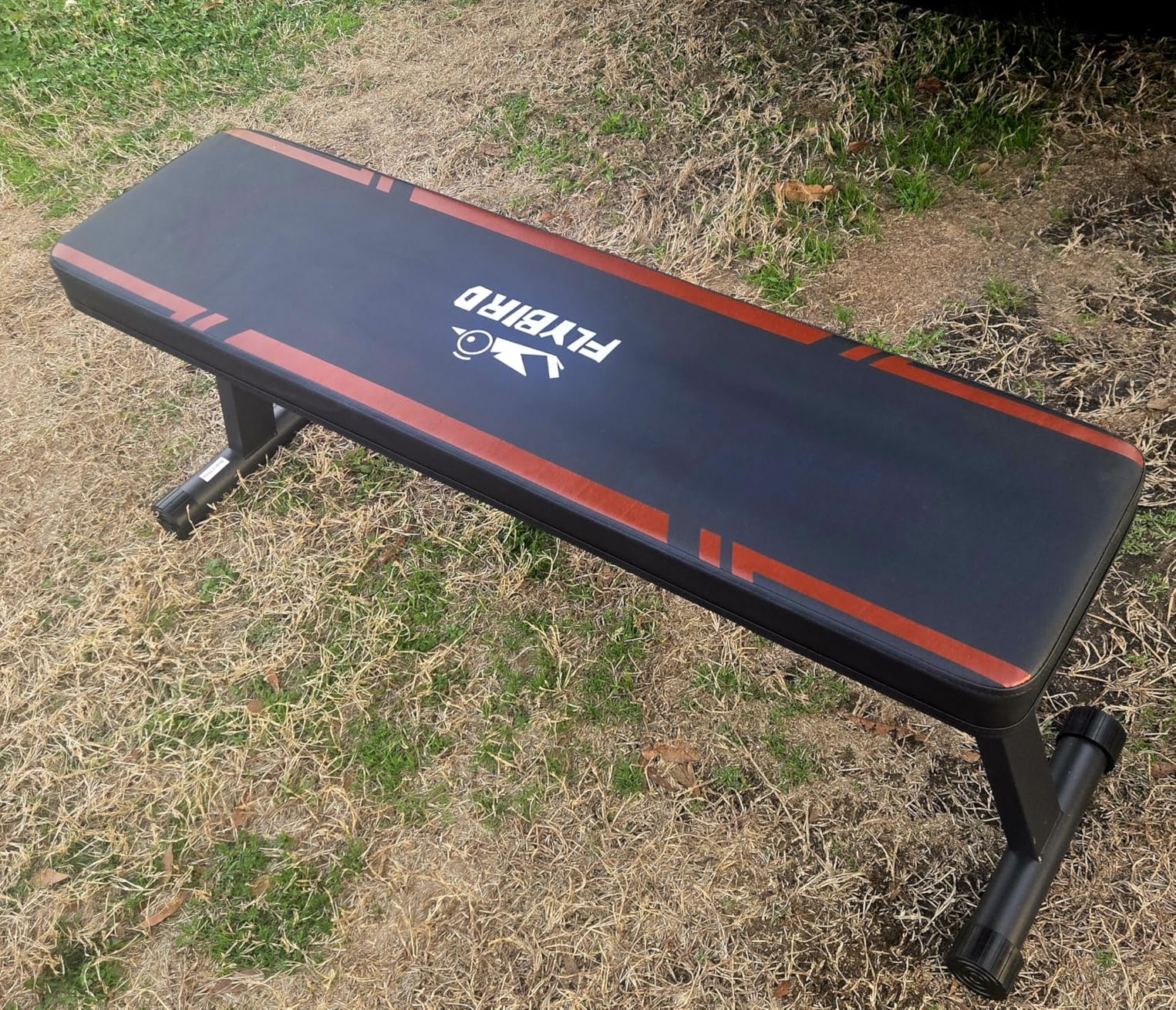 FLYBIRD Foldable Flat Weight Bench for Home Gym, 1000 lbs Capacity with Dual Locking for Strength Training, Easy Setup & Storage for Small Apartments, Lifting, Hip Thrust, Dumbbell Workout customer photo 1