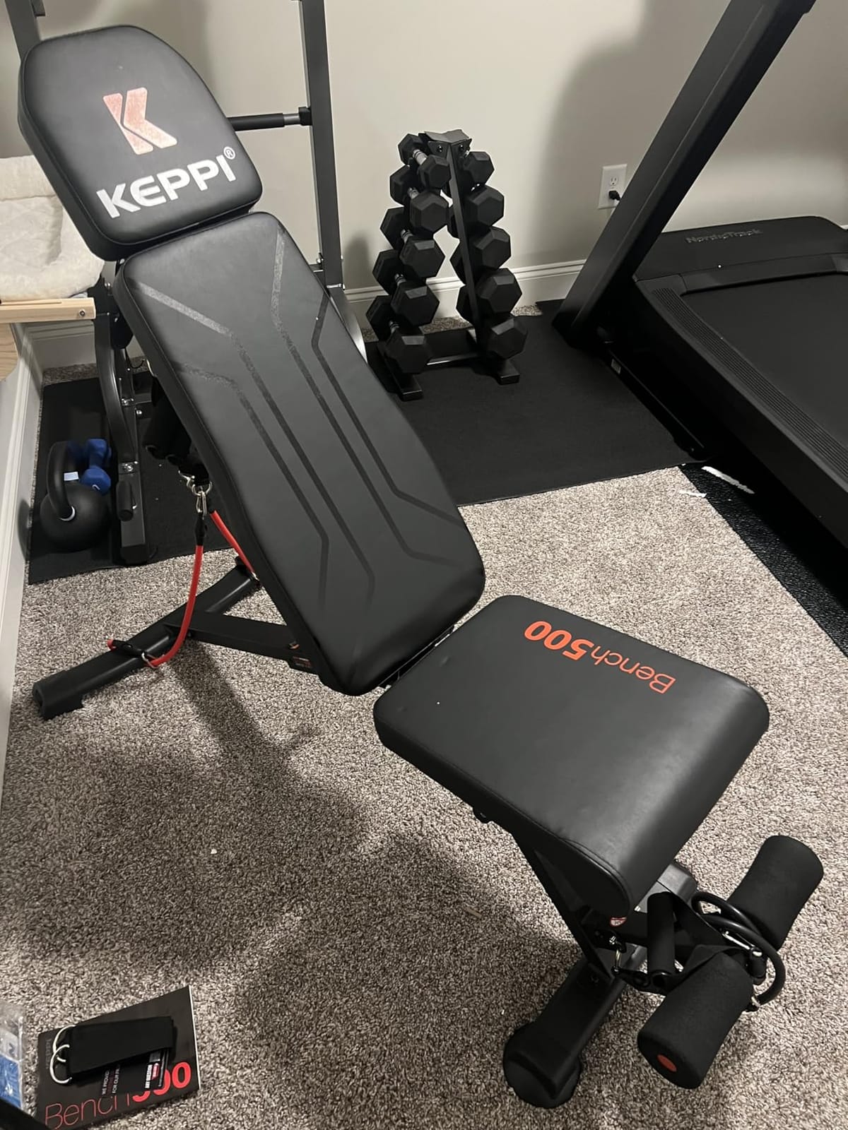 Keppi 900LB Weight Bench, Adjustable Foldable Workout Bench customer photo 2