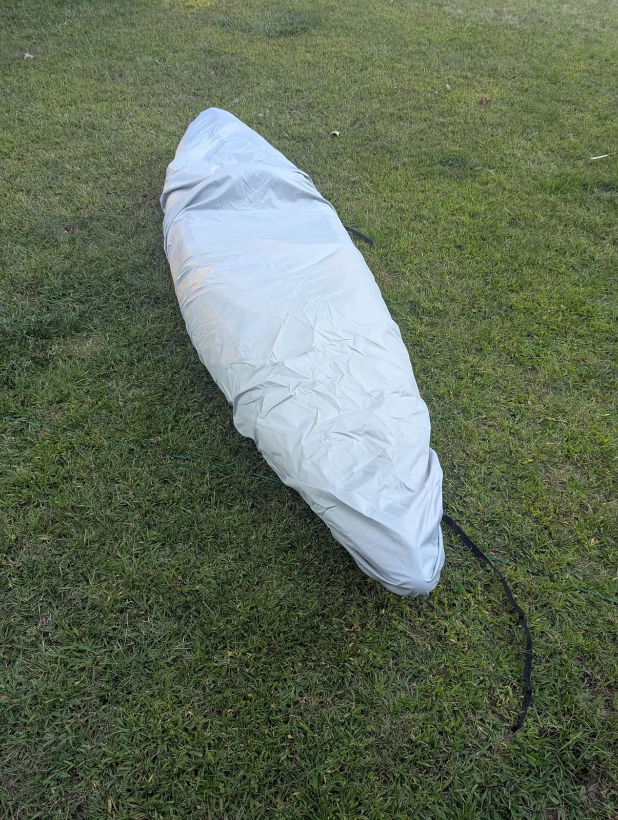 Frelaxy 420D Kayak Cover, Heavy Duty Waterproof UV Resistant Kayak Covers for Outdoor Storage, Ultra Strong Canoe Storage Dust Cover, Great for Indoor & Outdoor 9.8-13.5ft customer photo 1