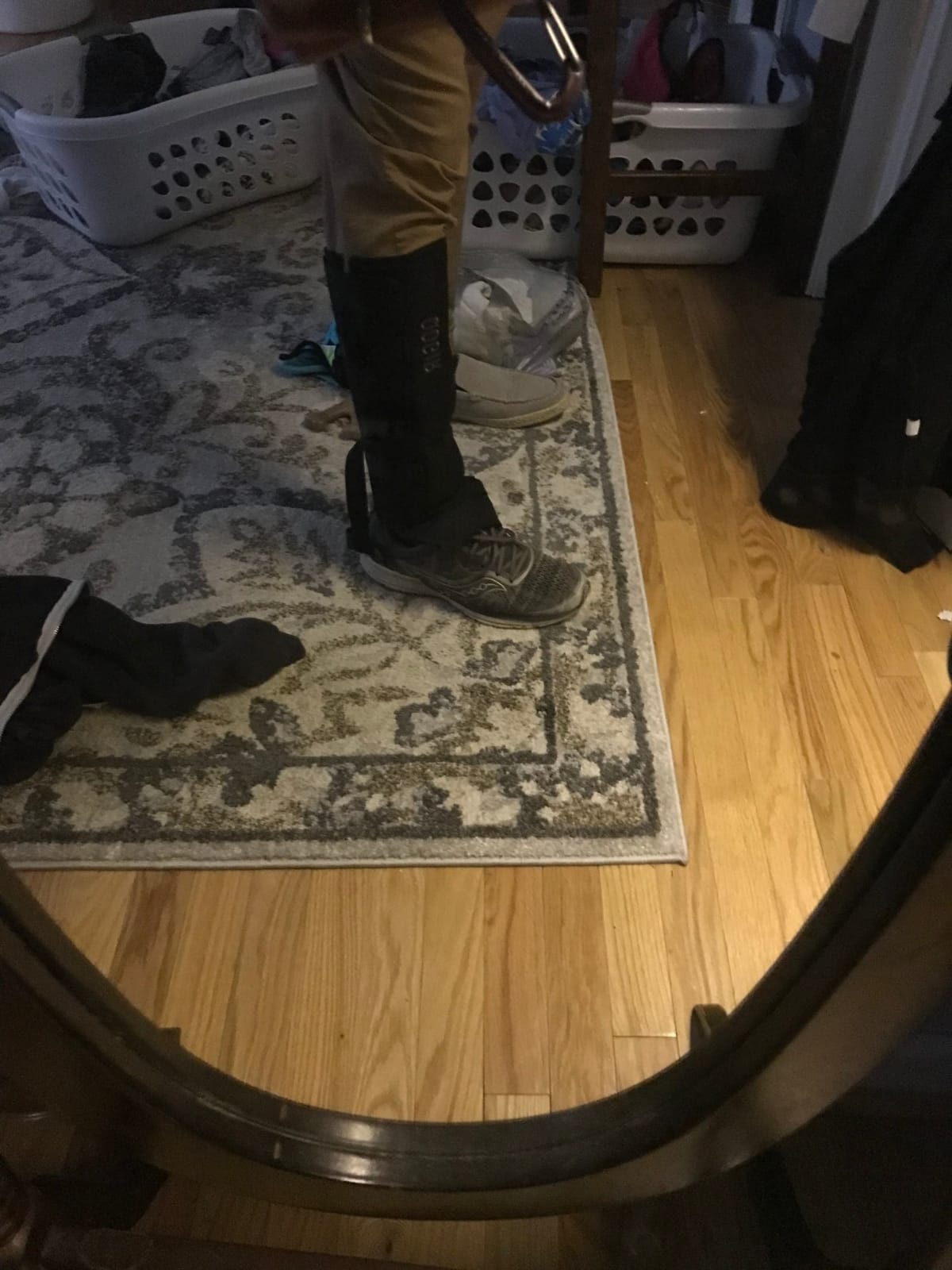 QOGIR Snake Gaiters for Hunting: Durable Snake Guards, Snake Gaiter Leggings for Men & Women, Snake Bite Protection for Lower Legs, Snake Proof Gaiters with Adjustable Size customer photo 2