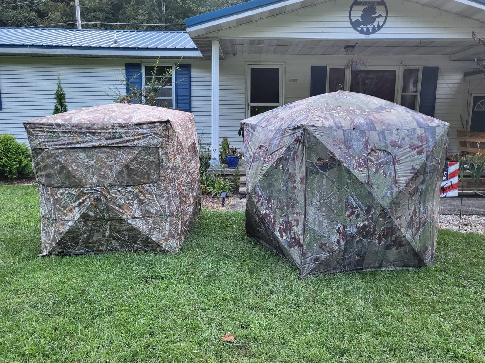 Barronett Blinds Feather Five Portable Hunting Blind, Huge Interior, Lightweight, 4-Person, Bloodtrail Backwoods, 72 x 84 x 84 customer photo 2