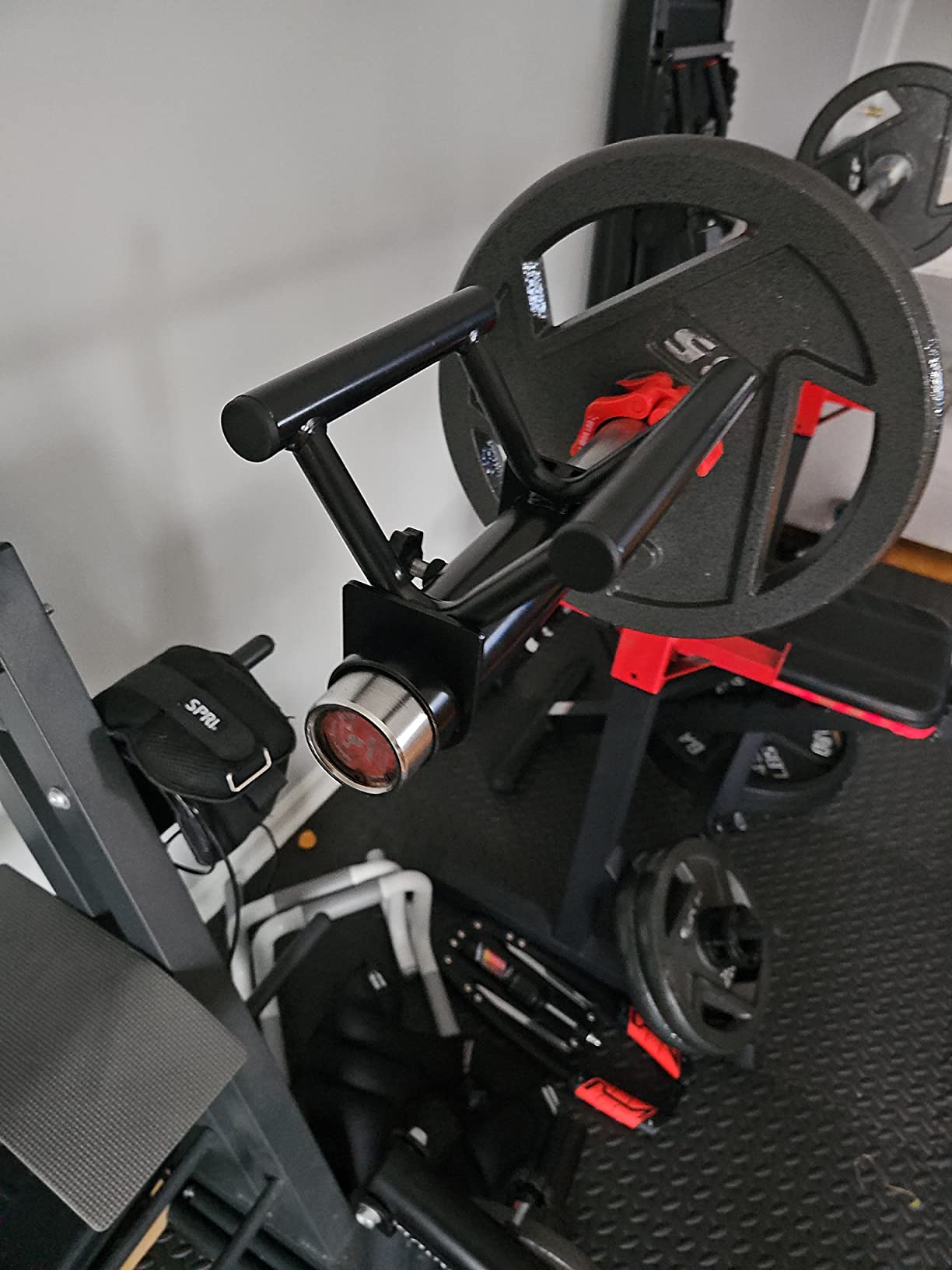 Upgraded T Bar Row Attachment with Non-Slip Rubber Grip Heavy Duty,Solid Multi-Grip V Bar Attachment Landmine Handle for Home Gym Accessories Perfect for Olympic Barbell customer photo 2