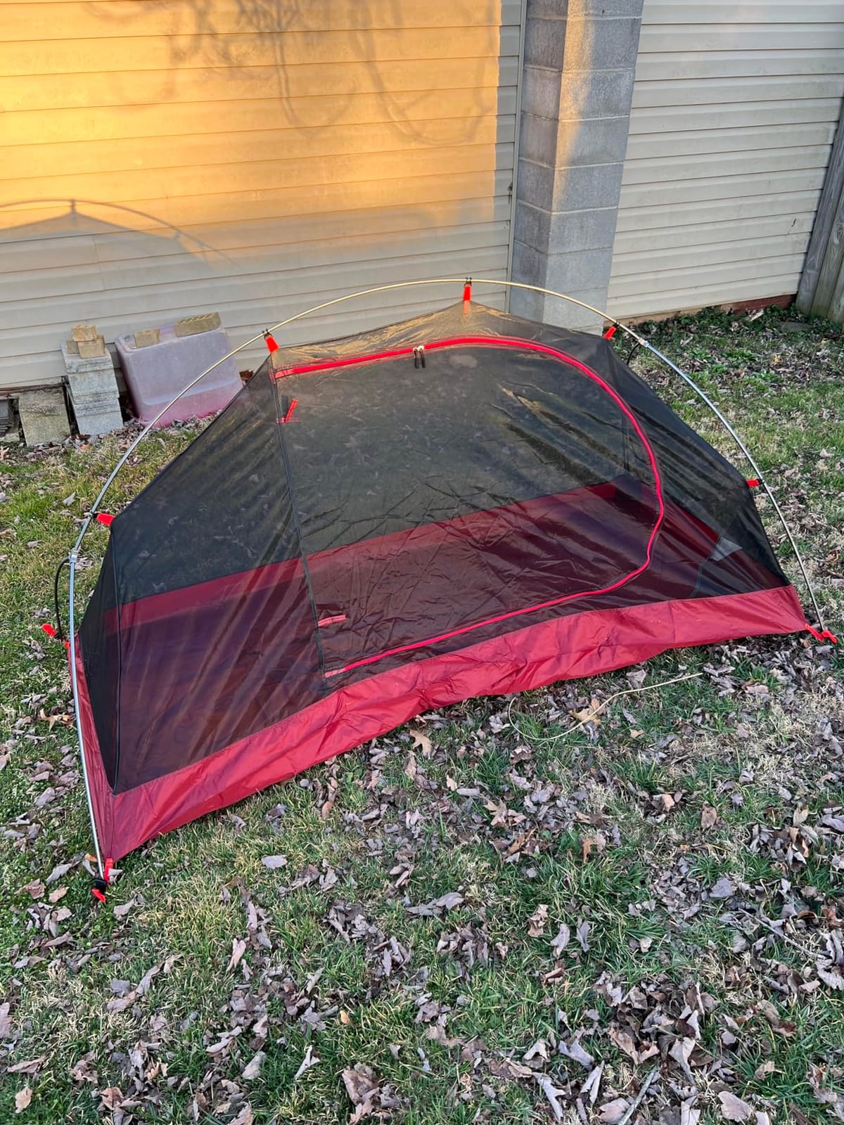 KAZOO Waterproof Backpacking Tent Ultralight 1/2 Person Lightweight Camping Tents 1/2 People Hiking Tents Aluminum Frame Double Layer | Waterproof customer photo 2