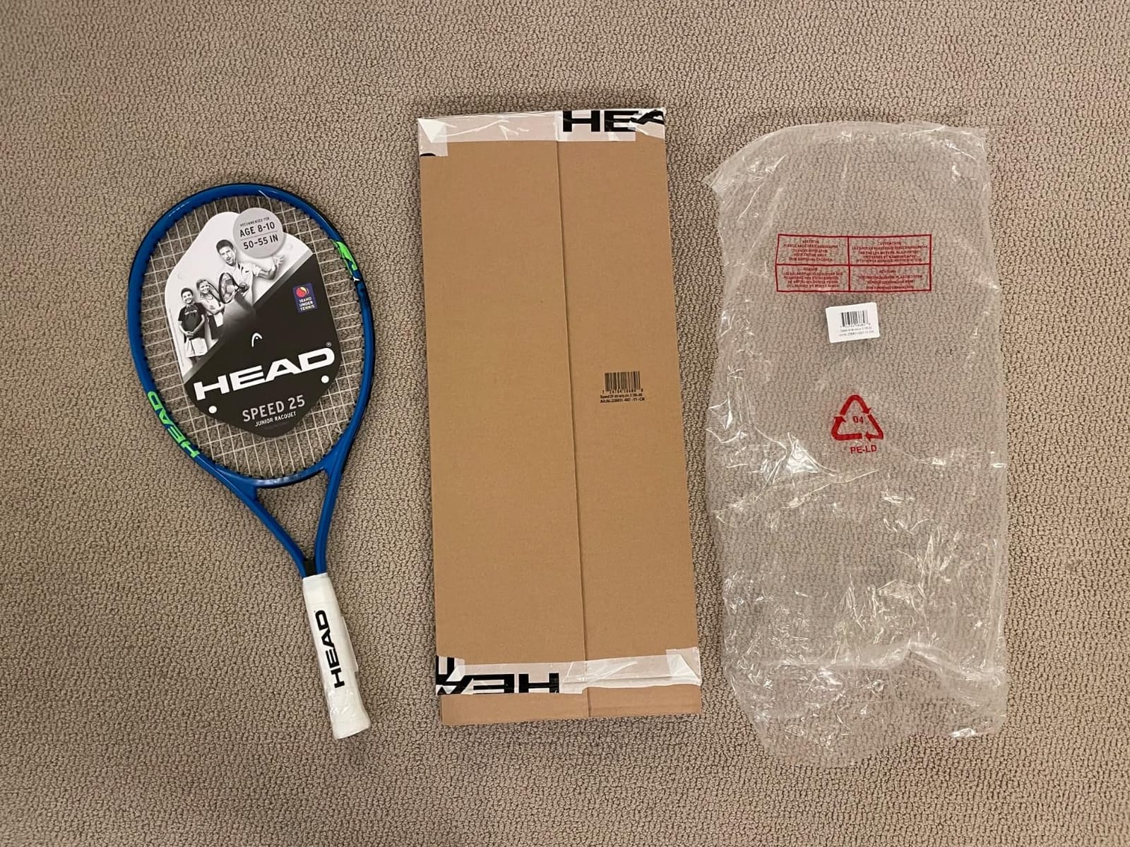 HEAD Speed 25 Junior Tennis Racquet, Blue (SIOC) | Pre-Strung, Ages 8-11 customer photo 2