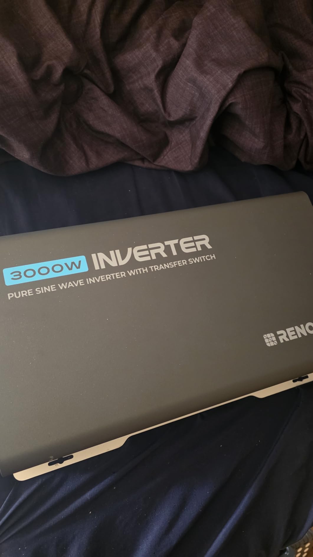 Renogy Inverter P2 3000W Pure Sine Wave Inverter 12V DC to 120V AC Converter for Home, RV, Truck, Camping, Trailer, with Wired Remote Controller, Support Li, AGM, SLD, Gel, FLD Batteries | Surge 6000W customer photo 1
