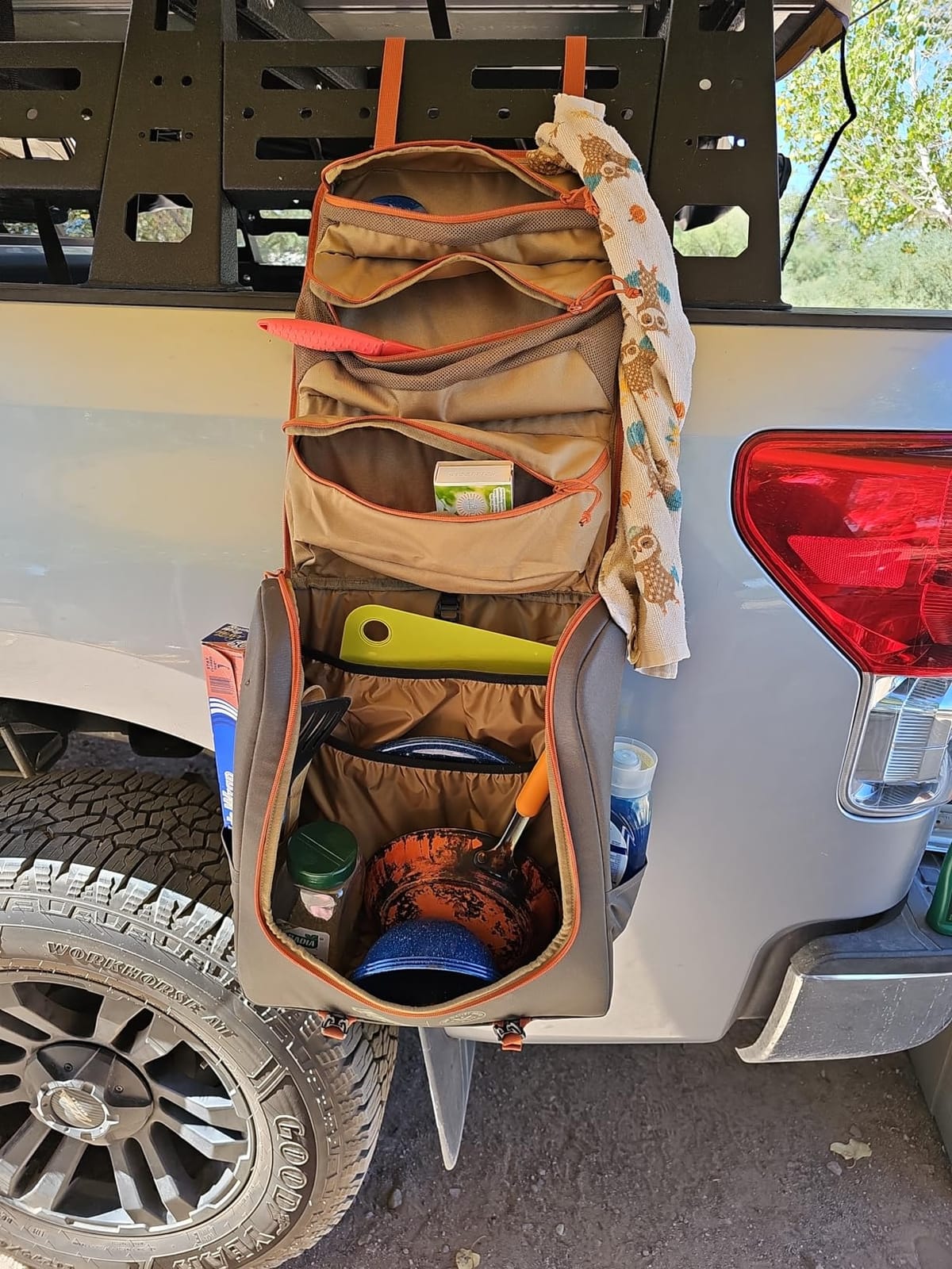 Kelty Camp Galley Deluxe - Camp Kitchen Organization Kit, Deep Pockets, Paper Towel Holder, Zippered Compartments for Outdoor Cooking Essentials customer photo 2