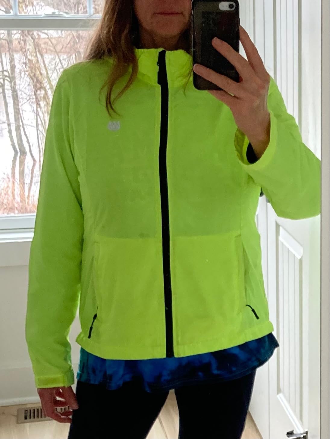 FitsT4 Sports Womens Running Cycling Windbreaker Reflective Jackets Hooded customer photo 2