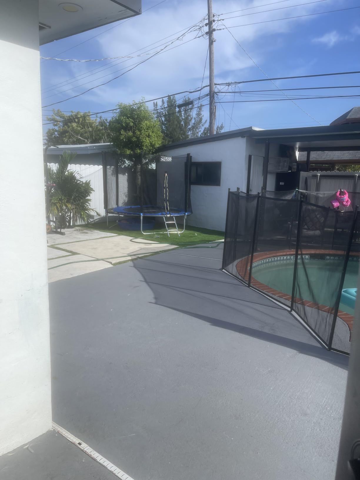 Trampoline with Safety Net for Kids Outdoor 8FT-15FT ASTM 400LBS | Combo Bounce Jump for Kids Outdoor with Spring Pad Waterproof Jump Mat & Ladder customer photo 2