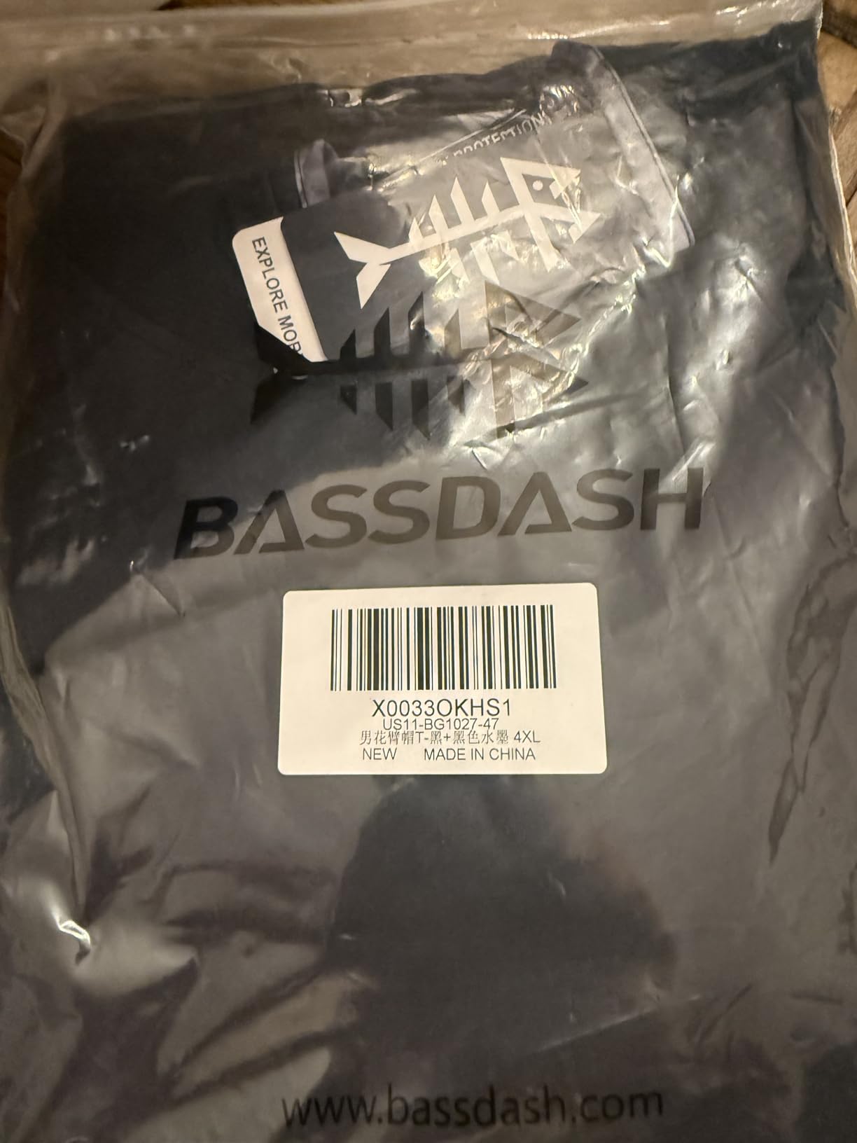 BASSDASH Men's UPF 50 Performance Fishing Shirt Cooling Hoodie Camo Long Sleeve FS17M customer photo 2