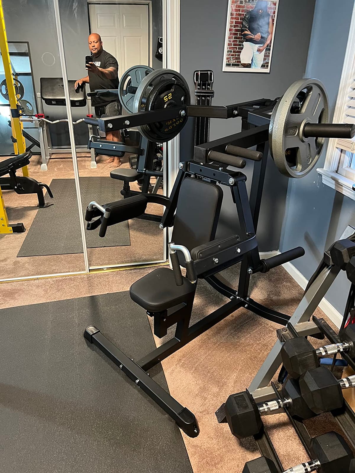 Titan Fitness Plate-Loaded Deltoid and Shoulder Press Machine, 700 LB Capacity, Upper Body Strength Training for Chest Back Shoulders Pecs Delts customer photo 2