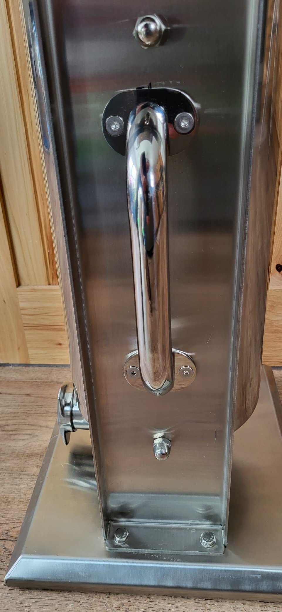 Hakka Commercial 22LB Stainless Steel Electric Sausage Stuffer and Vertical Sausage Filling Maker customer photo 2