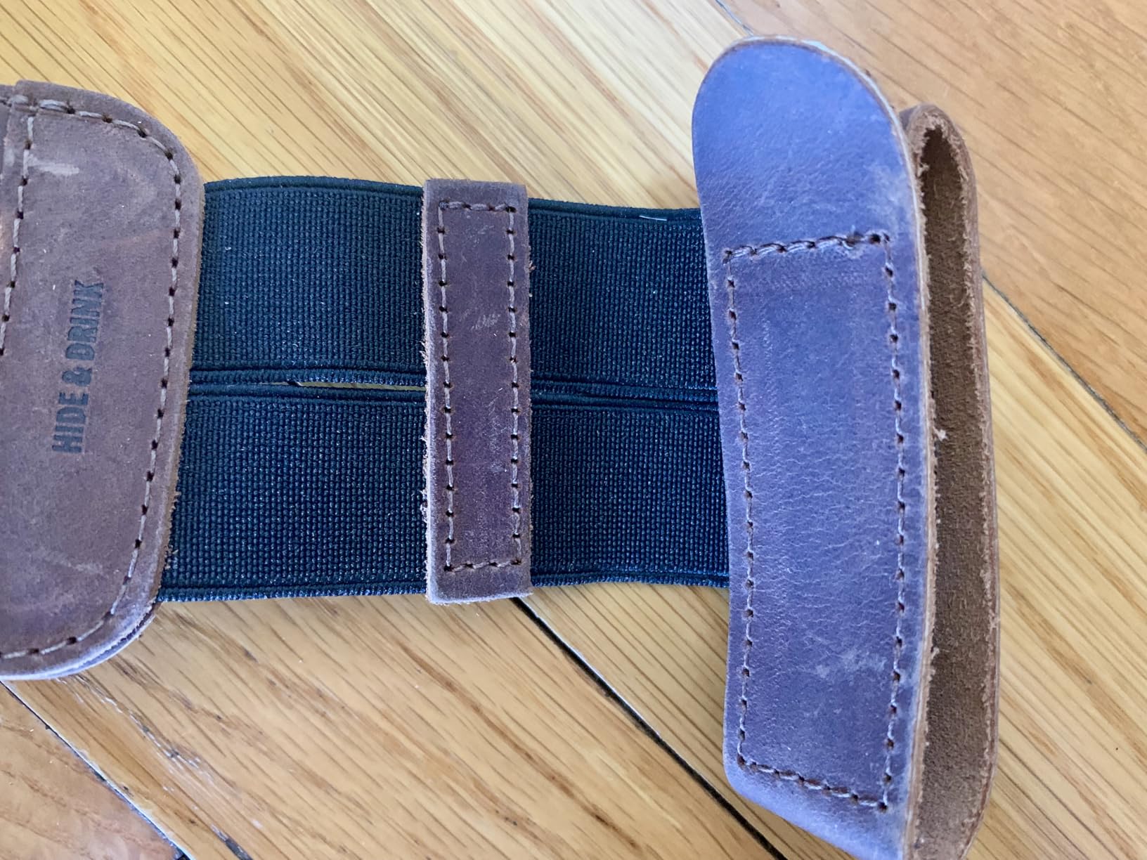 Hide & Drink, Three-Finger Archery Glove Handmade from Full Grain Leather customer photo 2