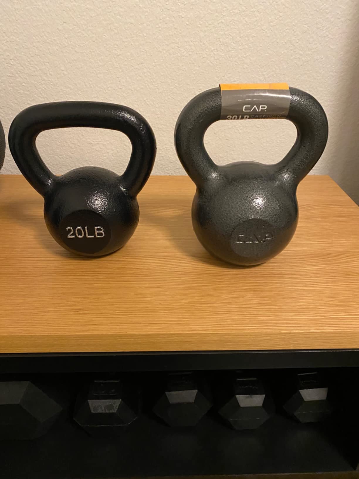 WF Athletic Supply Hammerstone Painted Cast Iron Kettlebells, Home & Gym Equipment, Great for Strength Training, Full Body Workout & Crossfit Training customer photo 2