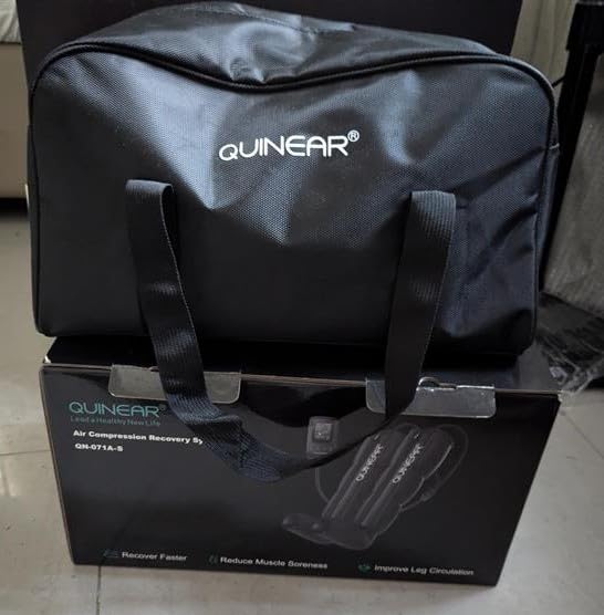 QUINEAR Leg Recovery Compression System for Athlete Post Workout, Professional Sequential Device for Massage Therapy, Foot and Leg Recovery Boots customer photo 1