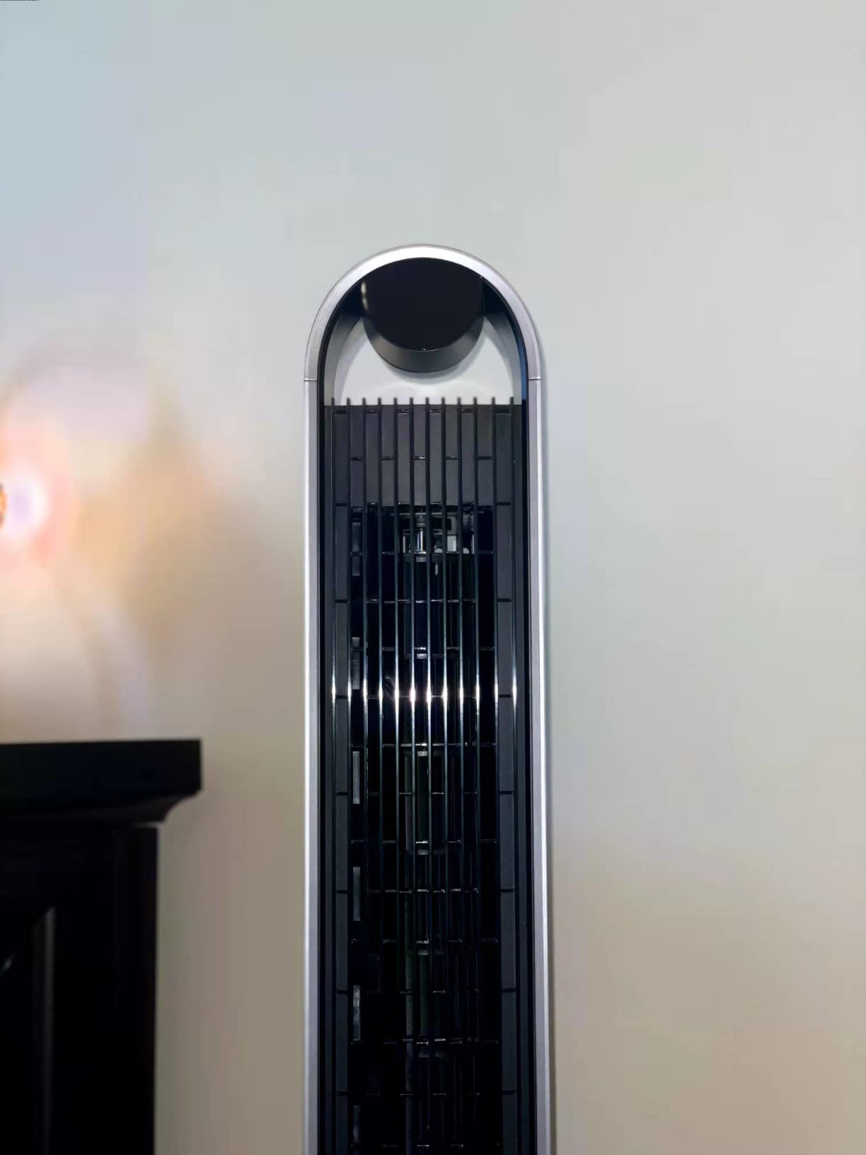 DREO Smart Tower Fan for Bedroom, 120° Oscillating Fan, 12 Speeds | 28ft/s Airflow Quiet Fan, DC Motor, 4 Modes Standing Fan, 12H Timer Cooling Fan for Home, Living Room, App & Alexa Control customer photo 1