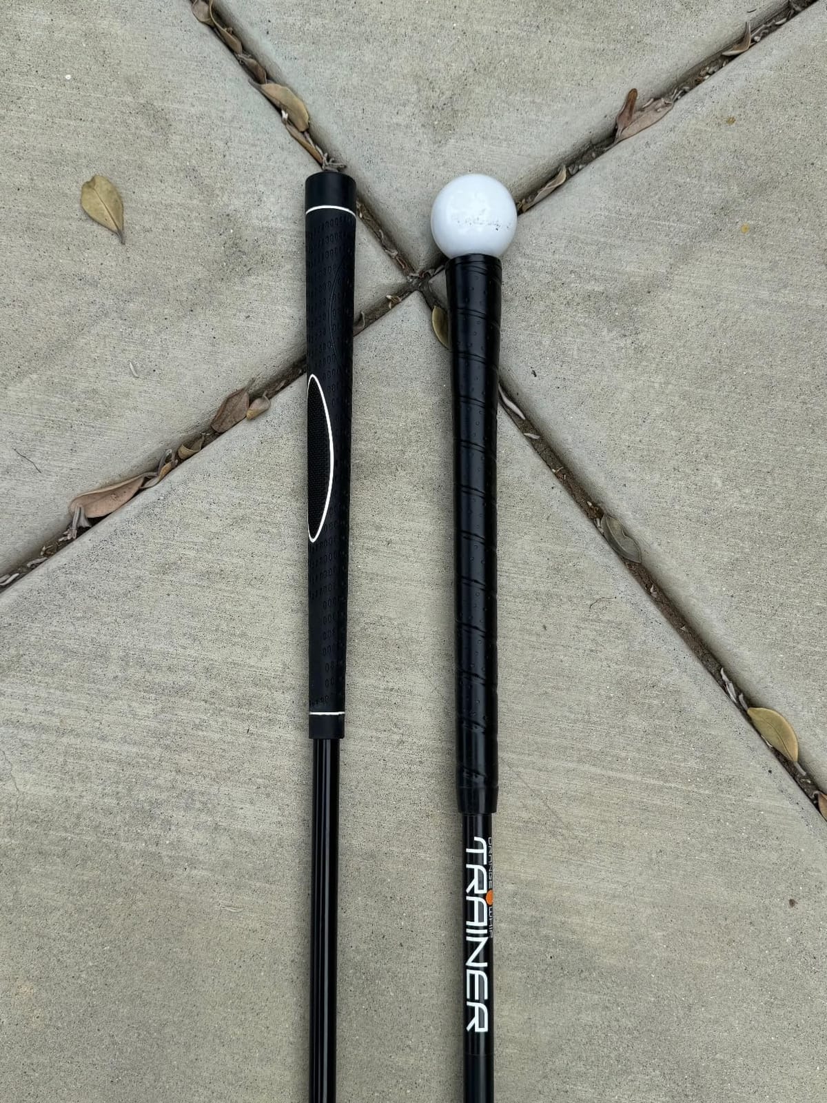 Amazon Basics Golf Swing Trainer Aid and Warm-Up Practice Stick for Grip, Balance, Distance and Power Training customer photo 2