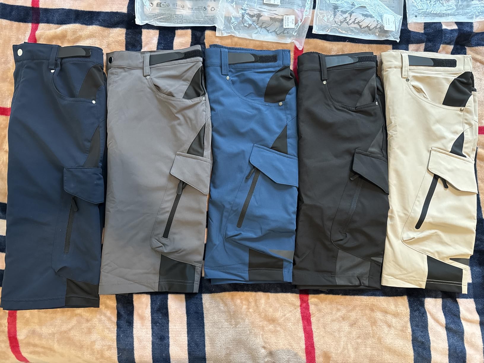 XKTTAC Men's Hiking Cargo Shorts: 4-Way Stretch with 6 Secure Pockets customer photo 2
