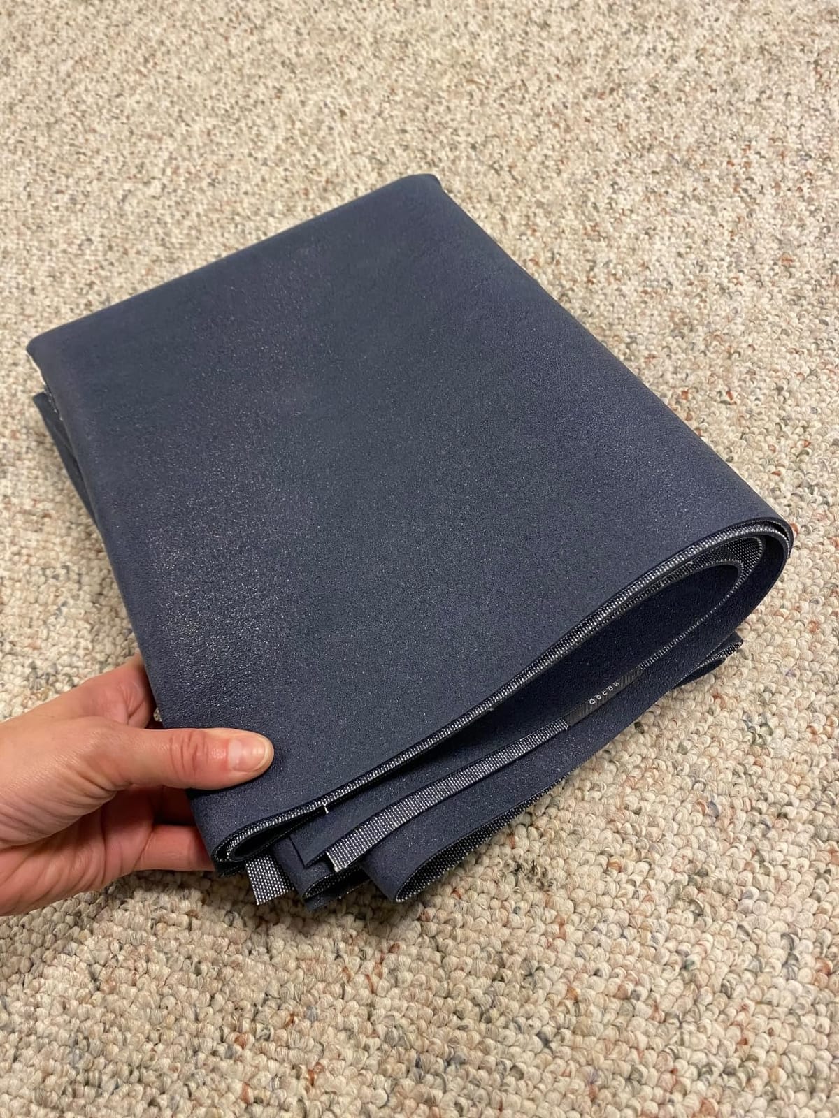 Manduka eKO SuperLite Yoga Mat - 1.5mm Natural Rubber | Foldable & Travel Friendly | Soft Textured Surface | Eco-friendly customer photo 1
