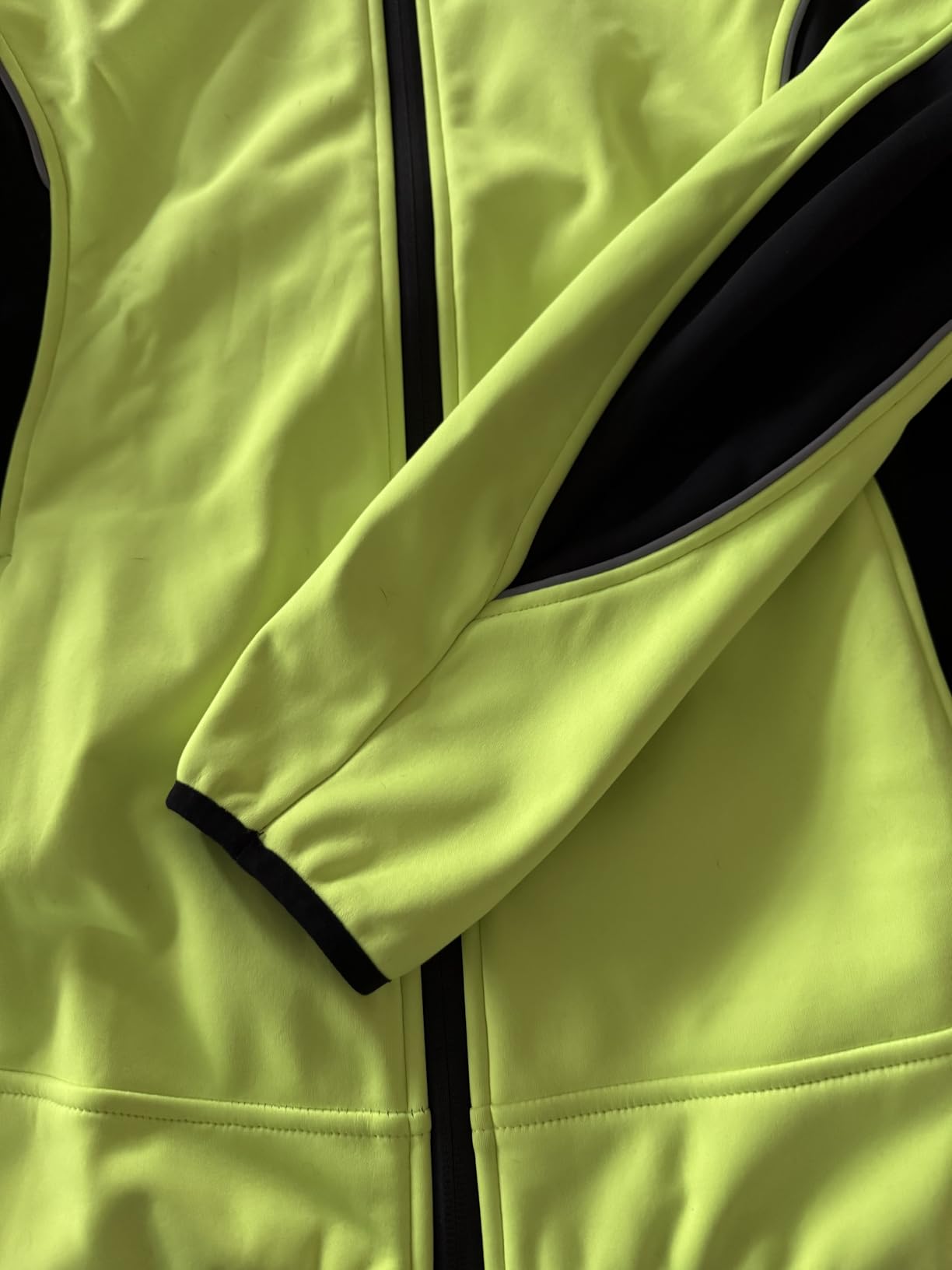 Women's Cycling Jacket Biking Running Windbreaker Thermal Fleece Lined Reflective Coat for Cold Weather Winter customer photo 1
