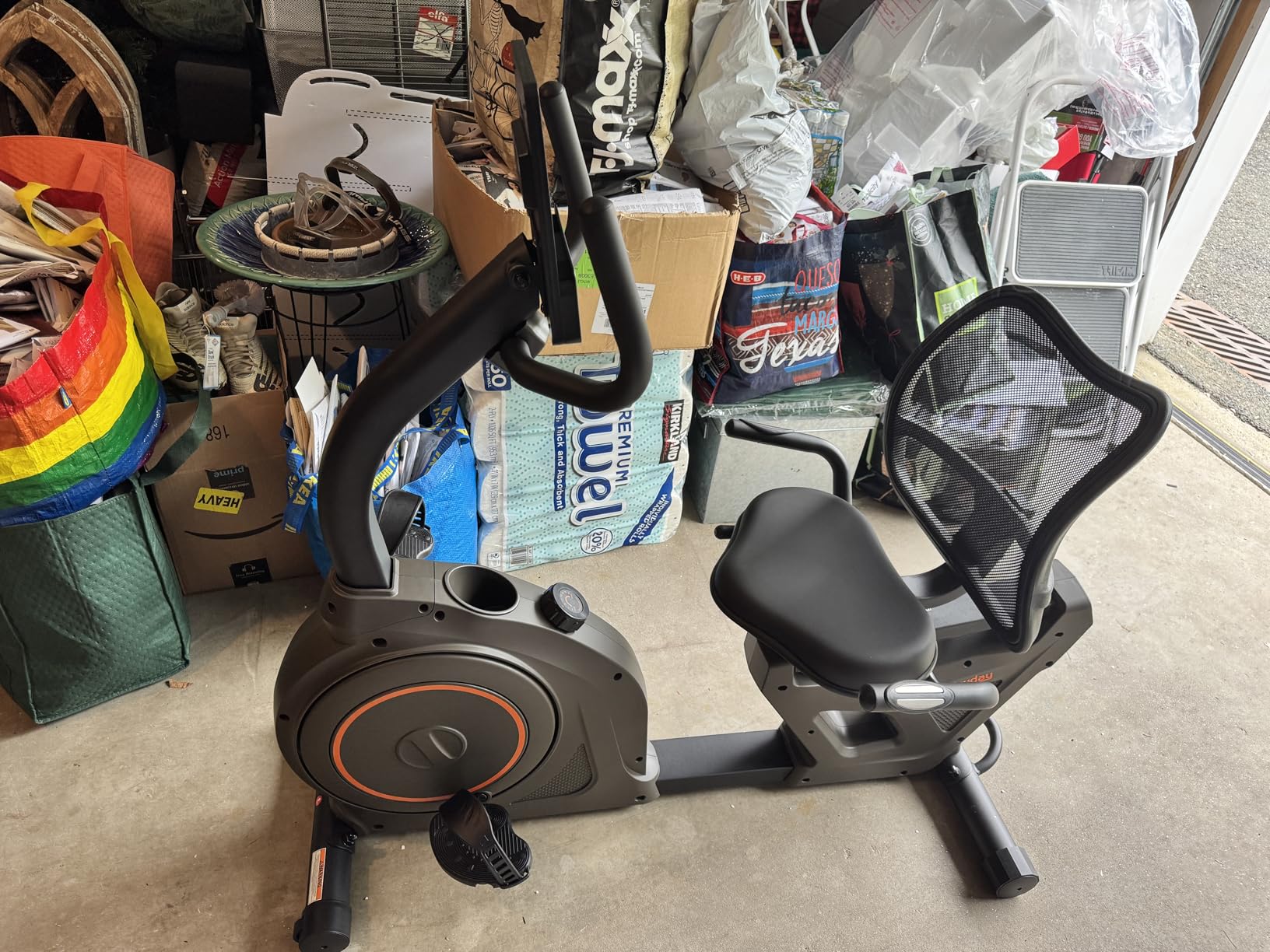 Niceday Recumbent Exercise Bike for Home Stationary Bike with APP Training customer photo 2