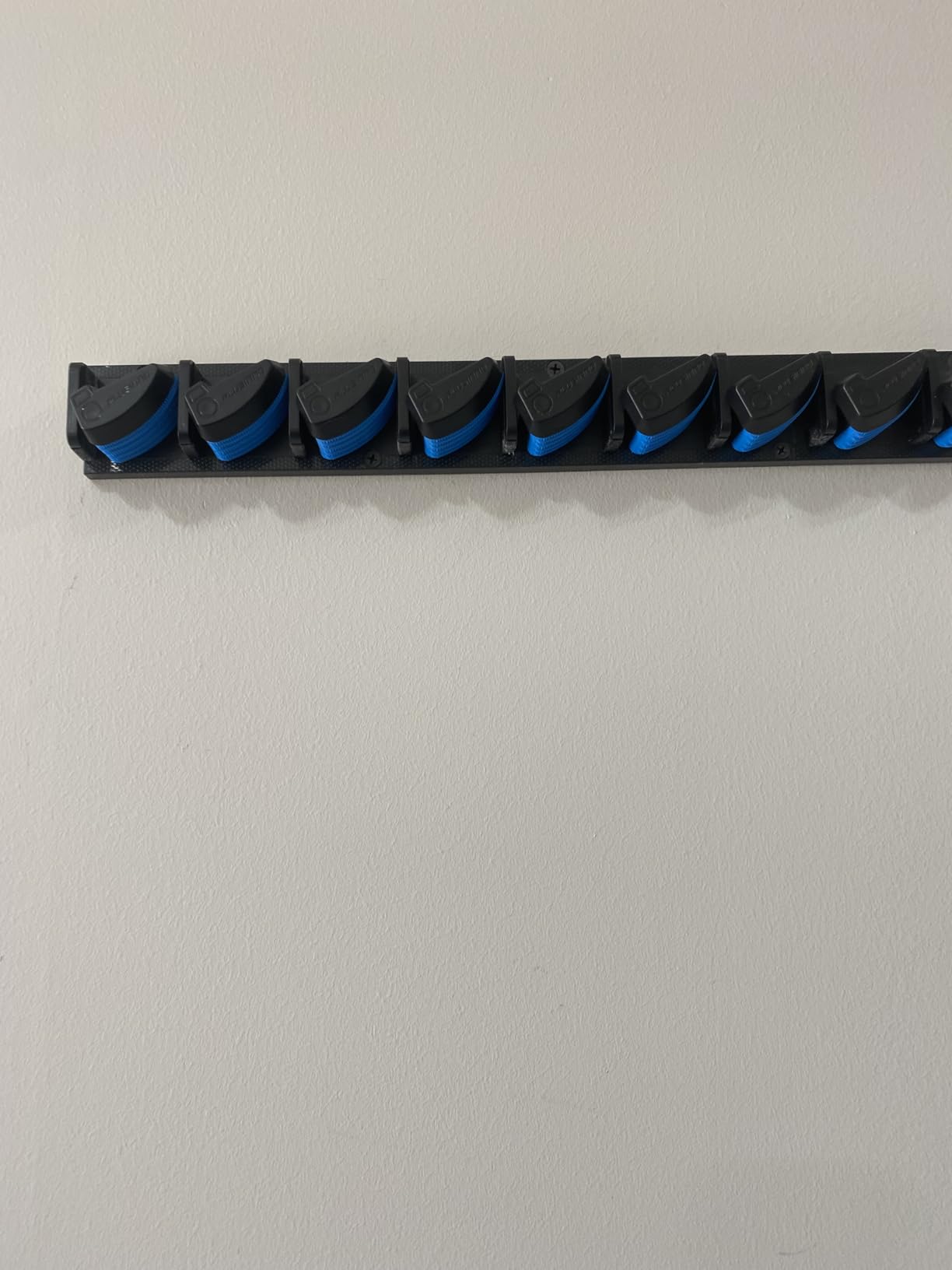 PLUSINNO V9 Vertical Fishing Rod Holder, Wall Mounted Fishing Rod Rack, Fishing Pole Holder Holds Up to 9 Rods or Combos, Fishing Rod Holders for Garage, Fishing Gear and fishing Gifts for Men customer photo 2